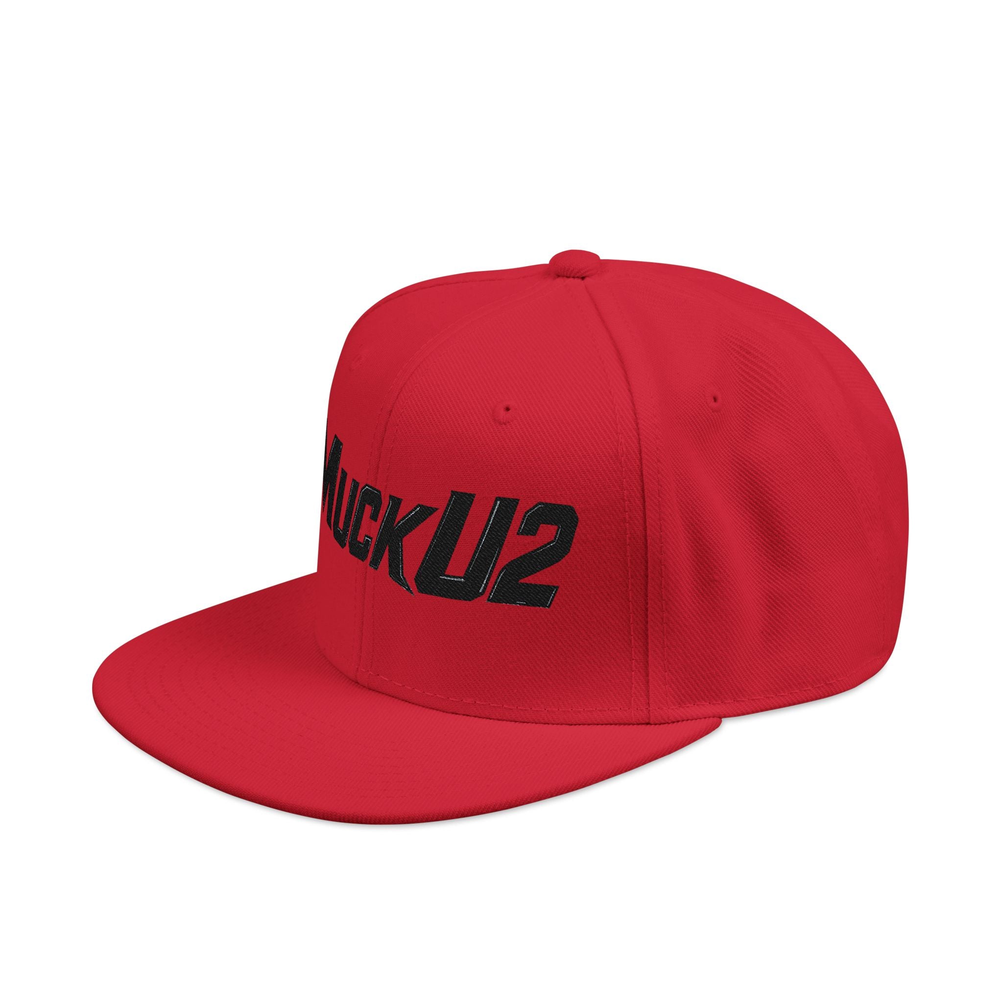 MuckU2 Snapback Poker Cap (blk logo/SKU 10003)