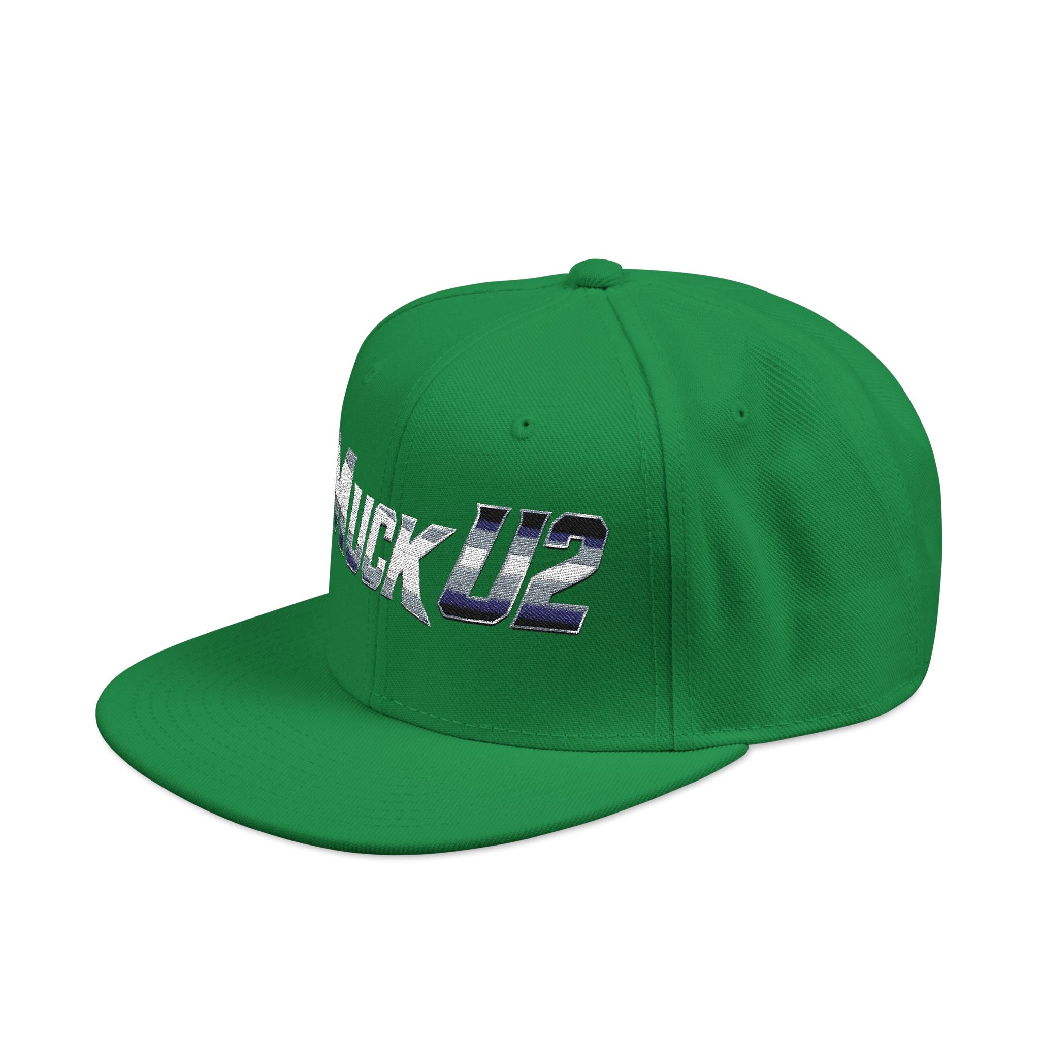 MuckU2 Poker Snapback Cap (gradient silver SKU 10005)