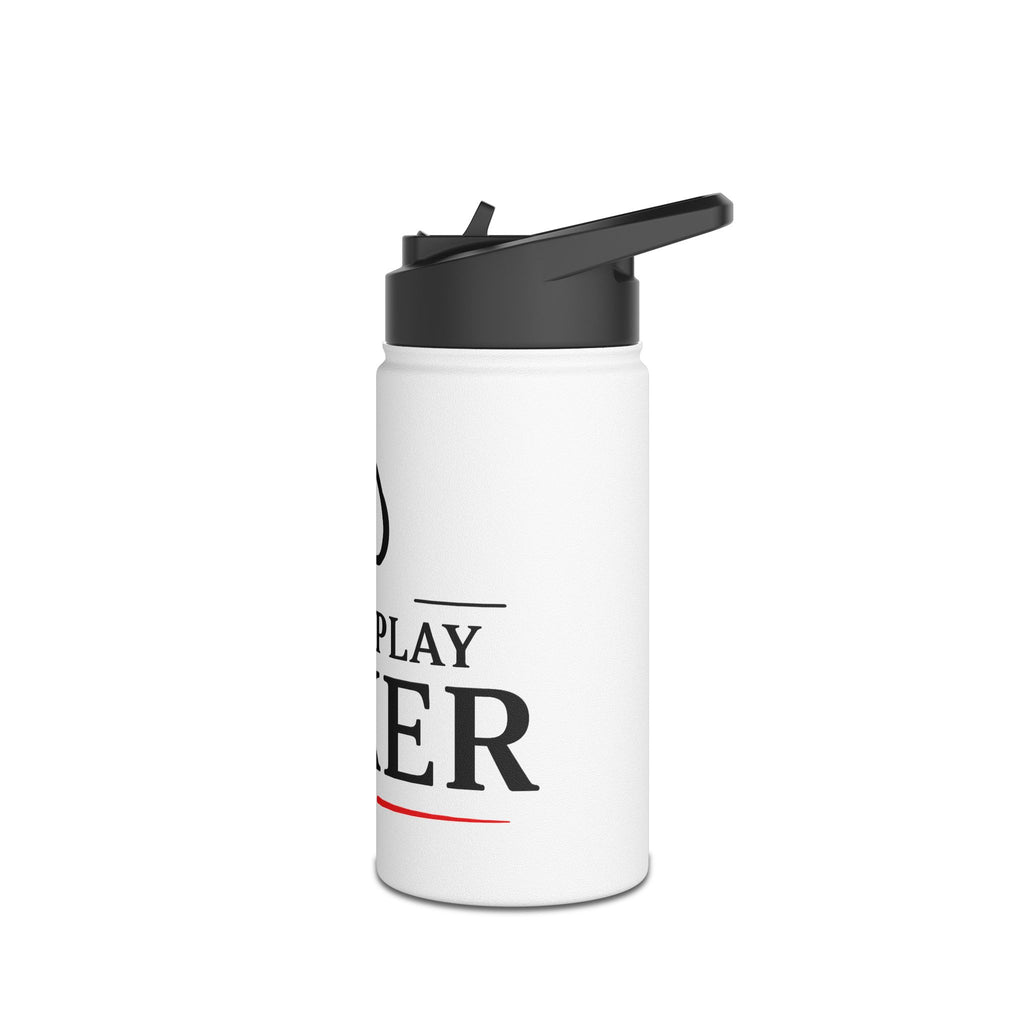 Poker Stainless Steel Water Bottle – “Just Play Poker” Travel Bottle