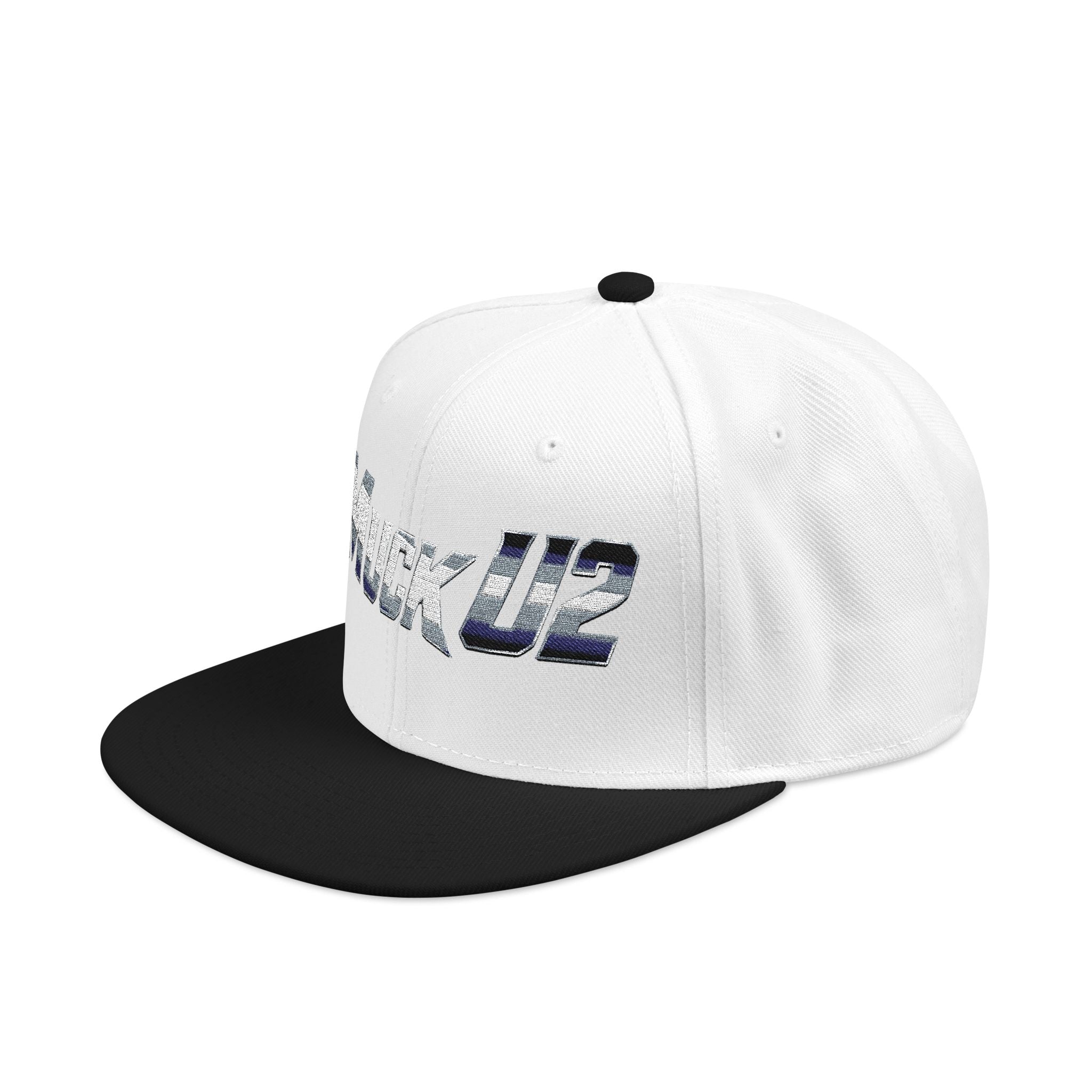 MuckU2 Poker Snapback Cap (gradient silver SKU 10005)