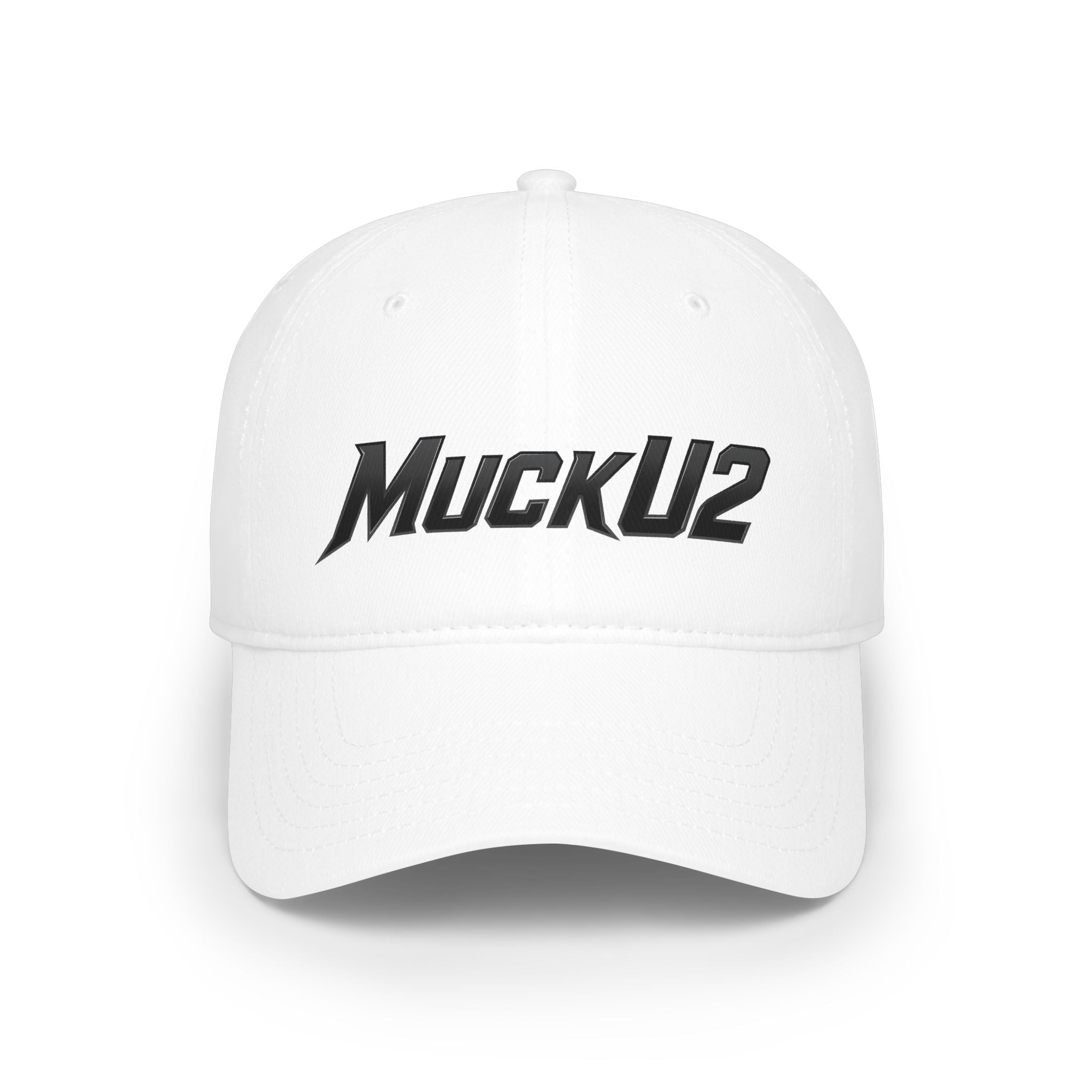 MuckU2 Poker Cap (black logo/SKU 100073)