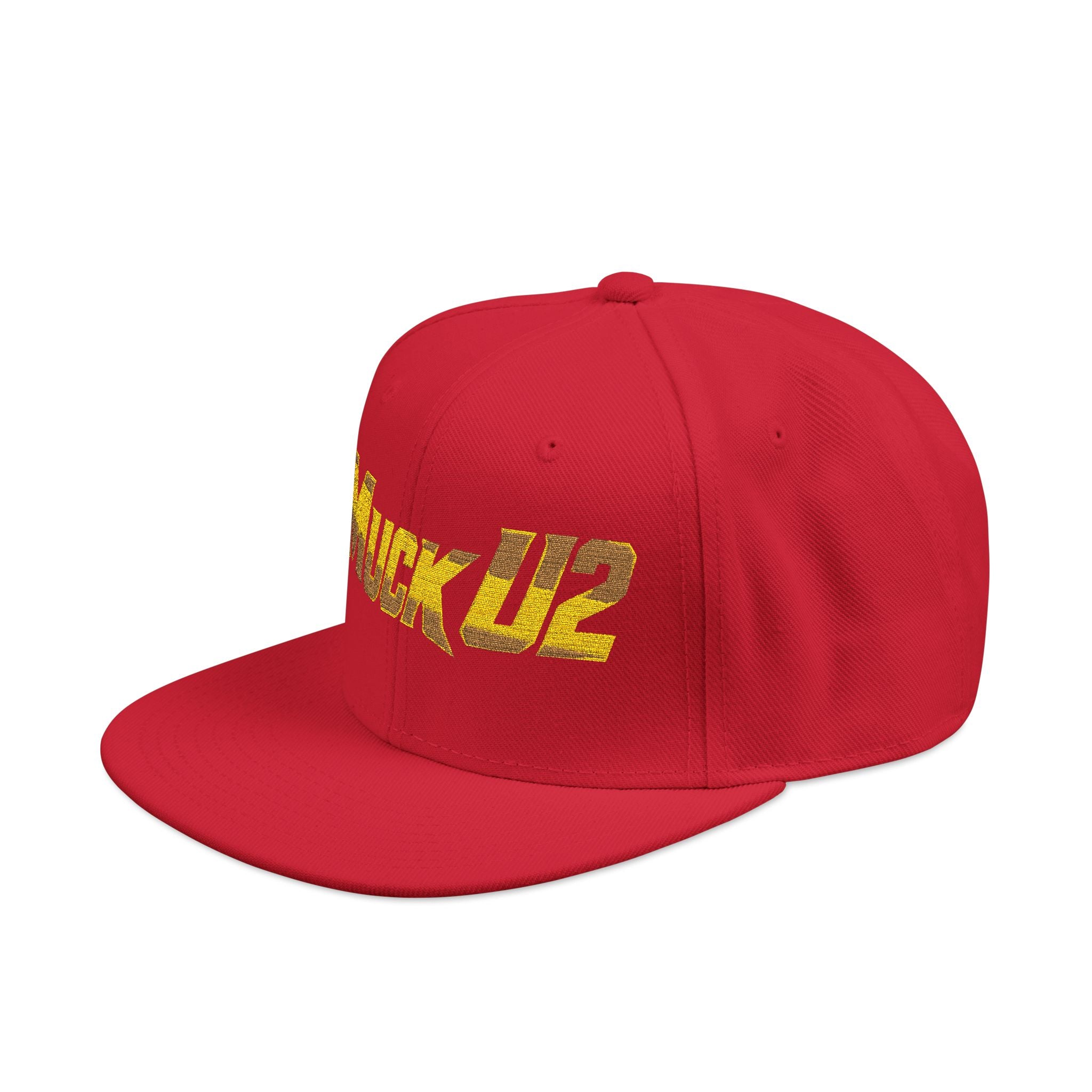 MuckU2 Snapback Poker Cap (blk/red logo SKU1004)