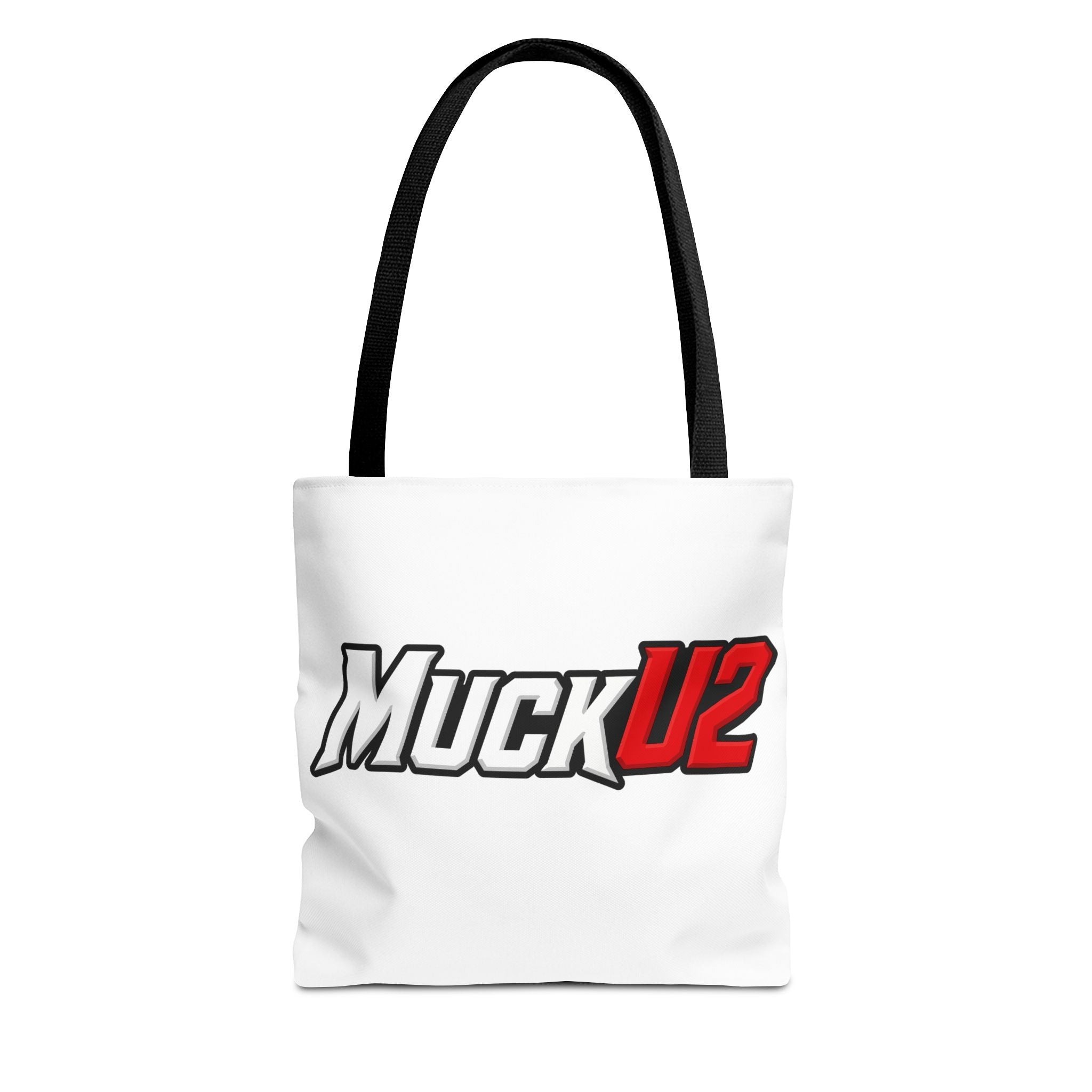 MuckU2 Bubble Canvas Poker Tote Bag (red/white logo SKU 100024)