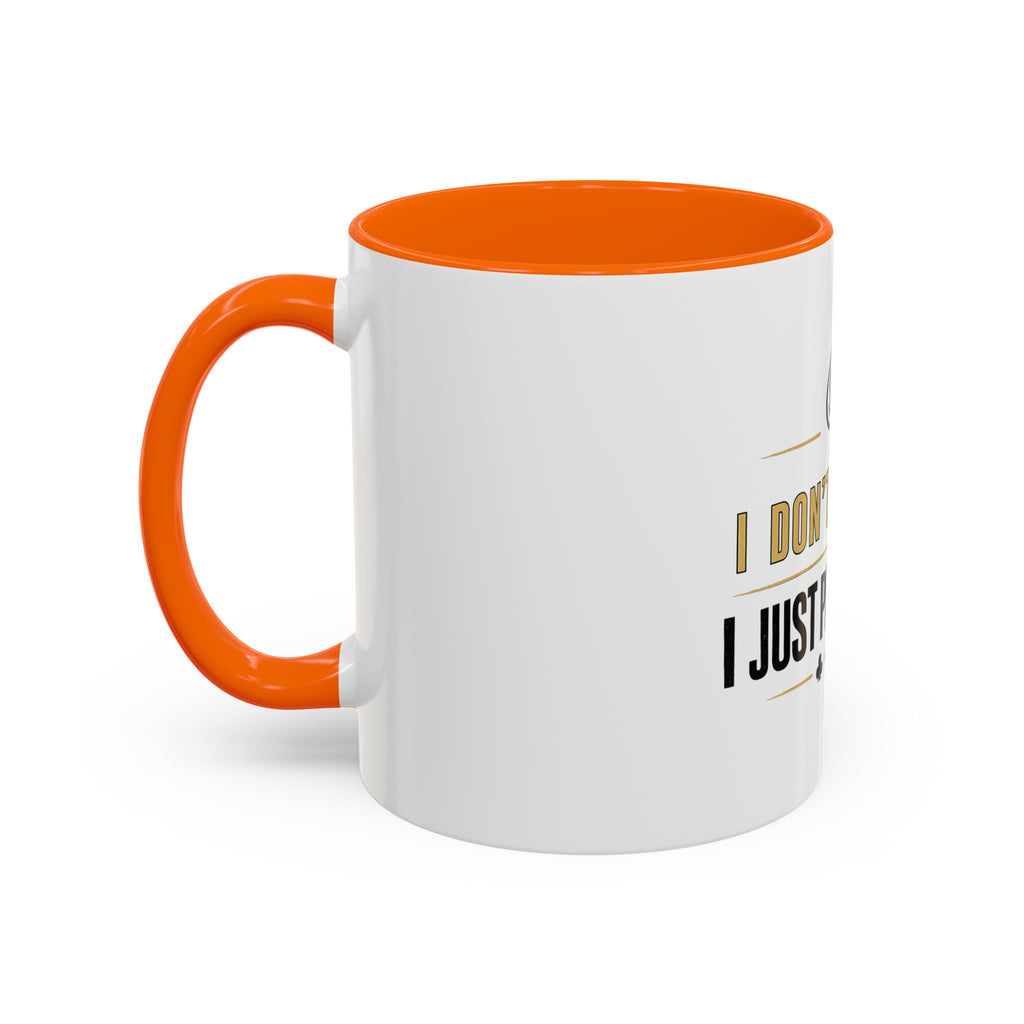 Poker Coffee Mug – "I Don't Gamble, I Just Play Poker" Accent Mug