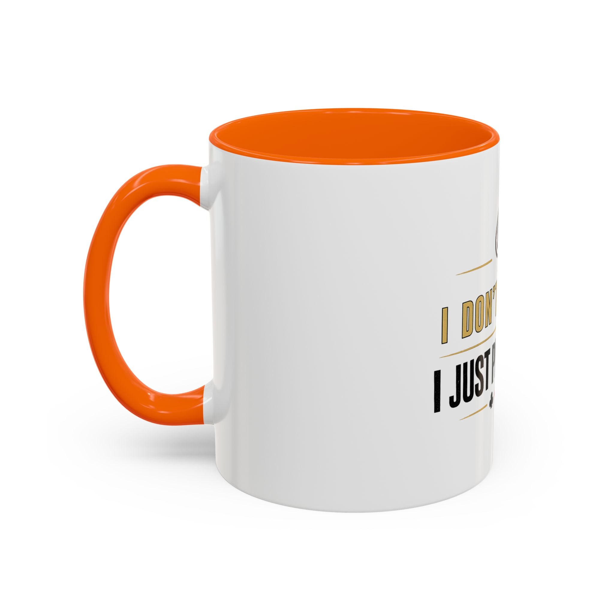 Poker Coffee Mug – "I Don't Gamble, I Just Play Poker" Accent Mug