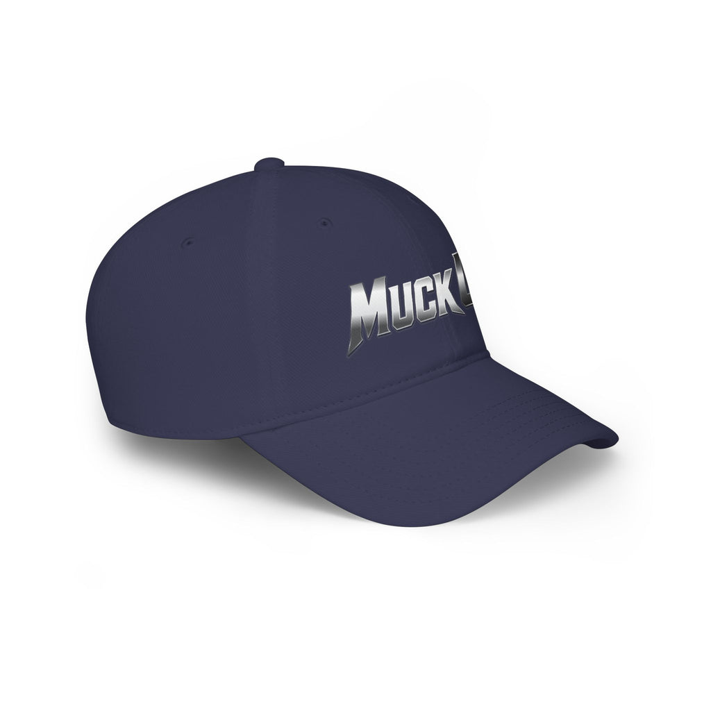 MuckU2 Poker Cap (gradient silver/black logo/SKU 100071)