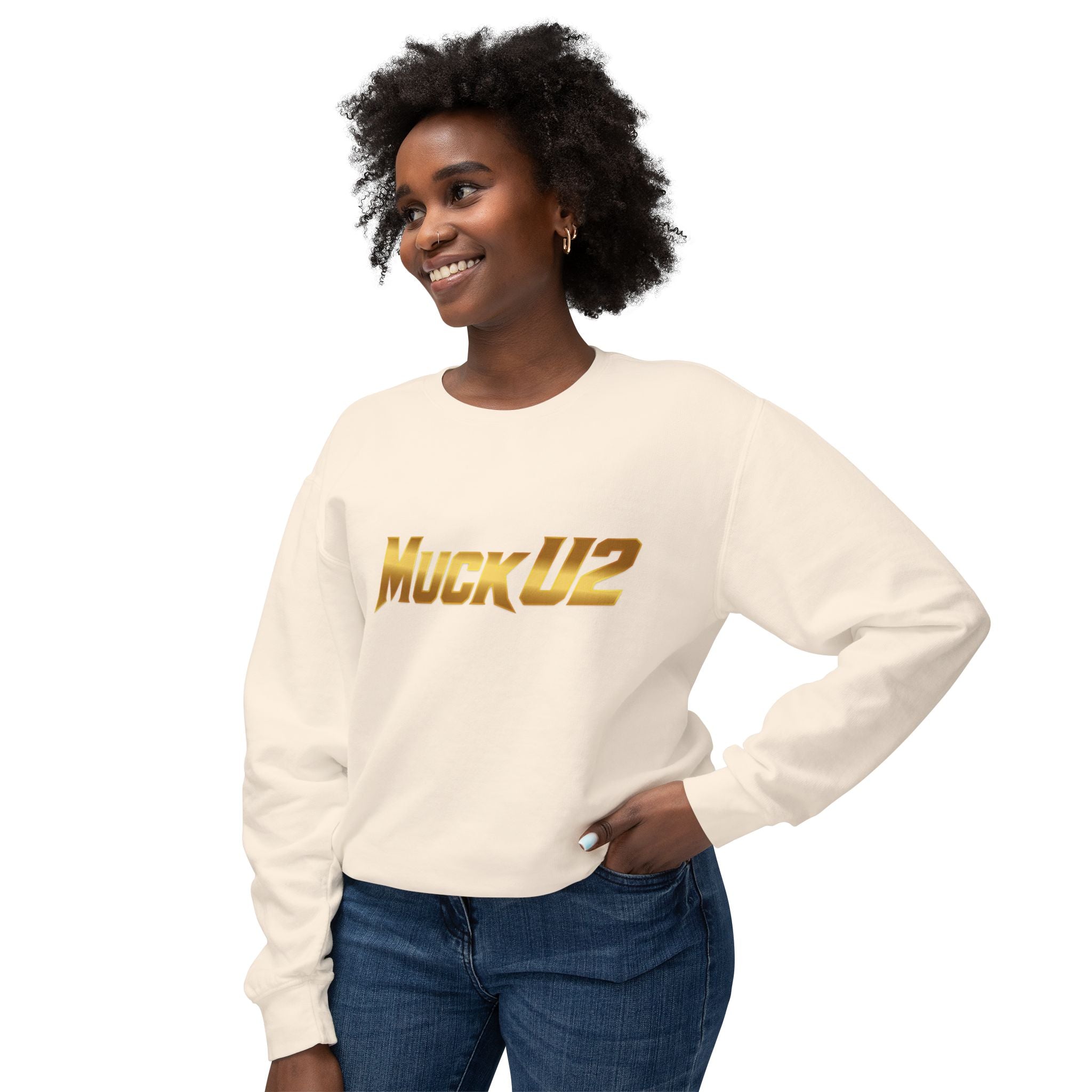 MuckU2 Poker Crewneck Sweatshirt (gold logo/SKU 100062)