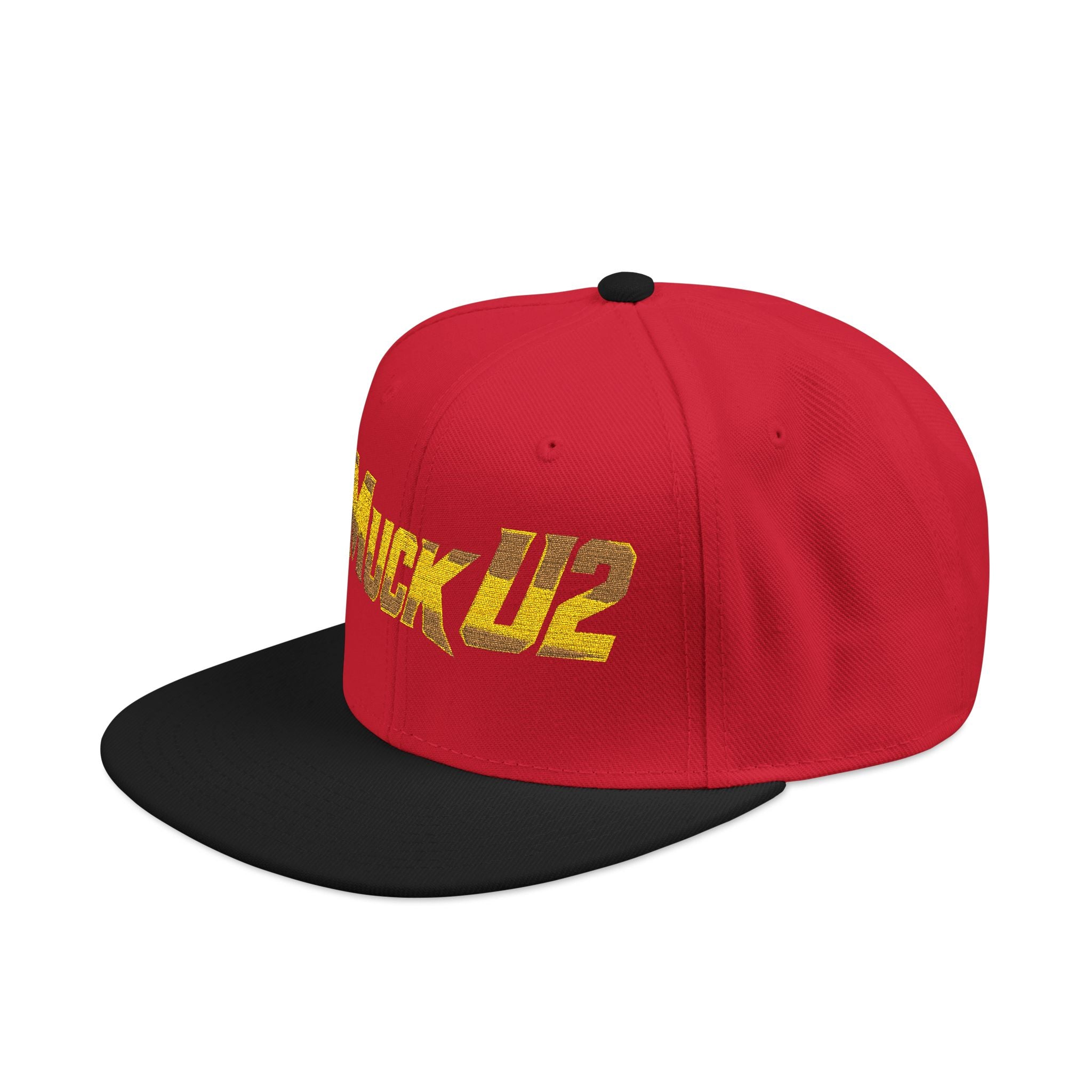 MuckU2 Snapback Poker Cap (blk/red logo SKU1004)