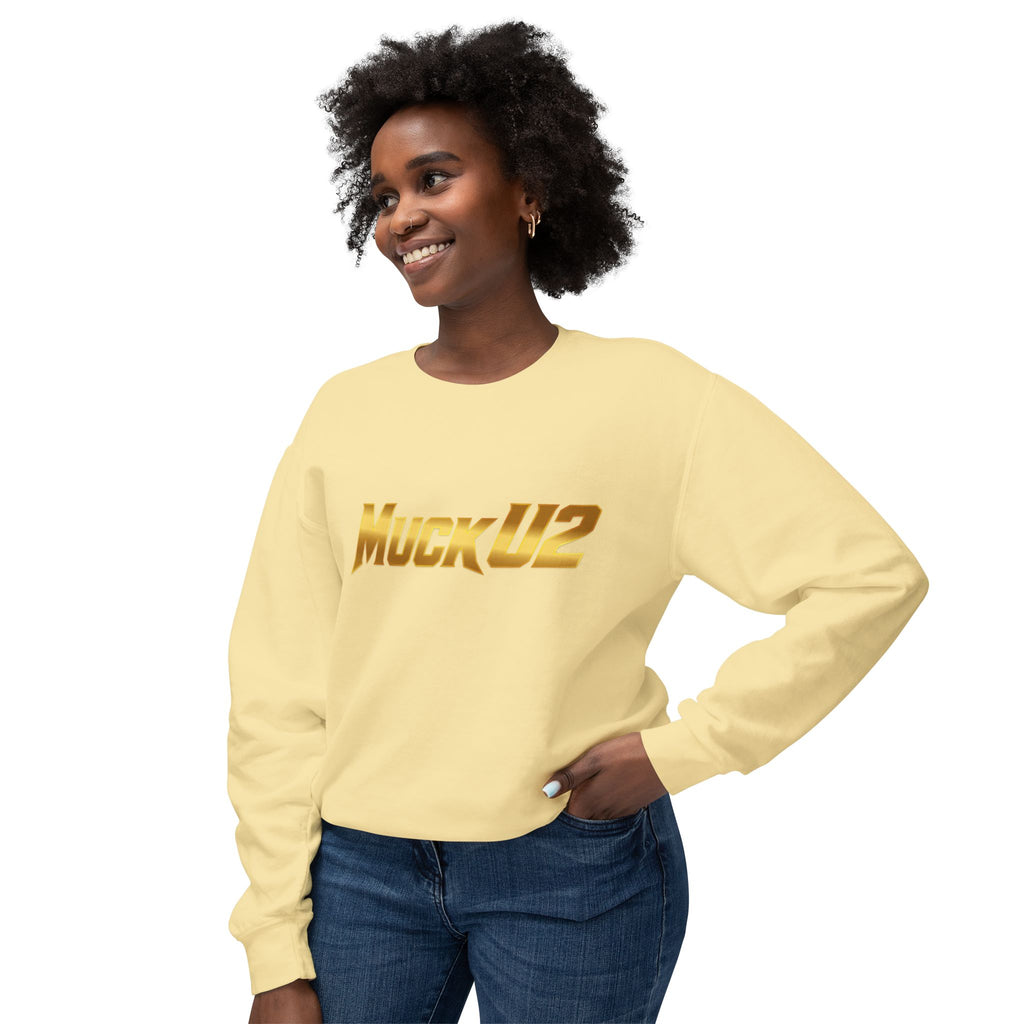 MuckU2 Poker Crewneck Sweatshirt (gold logo/SKU 100062)