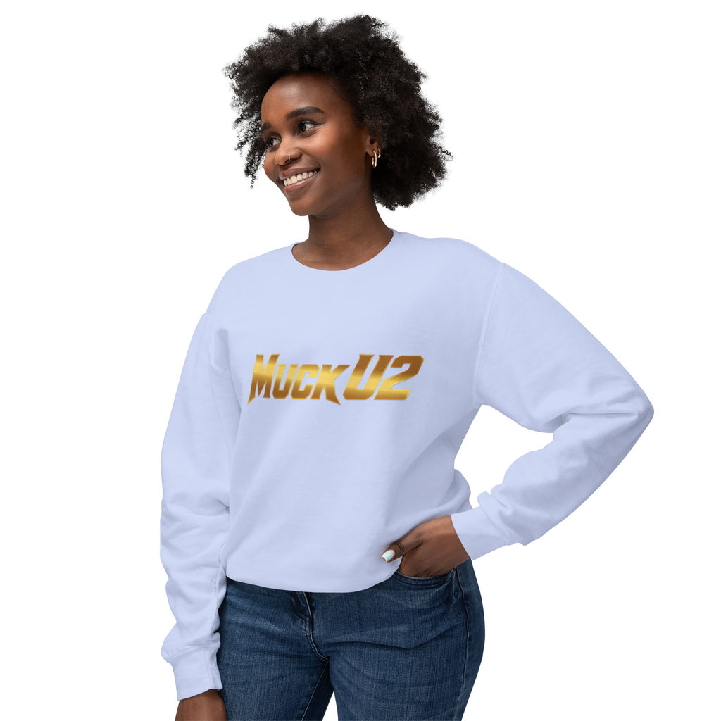MuckU2 Poker Crewneck Sweatshirt (gold logo/SKU 100062)