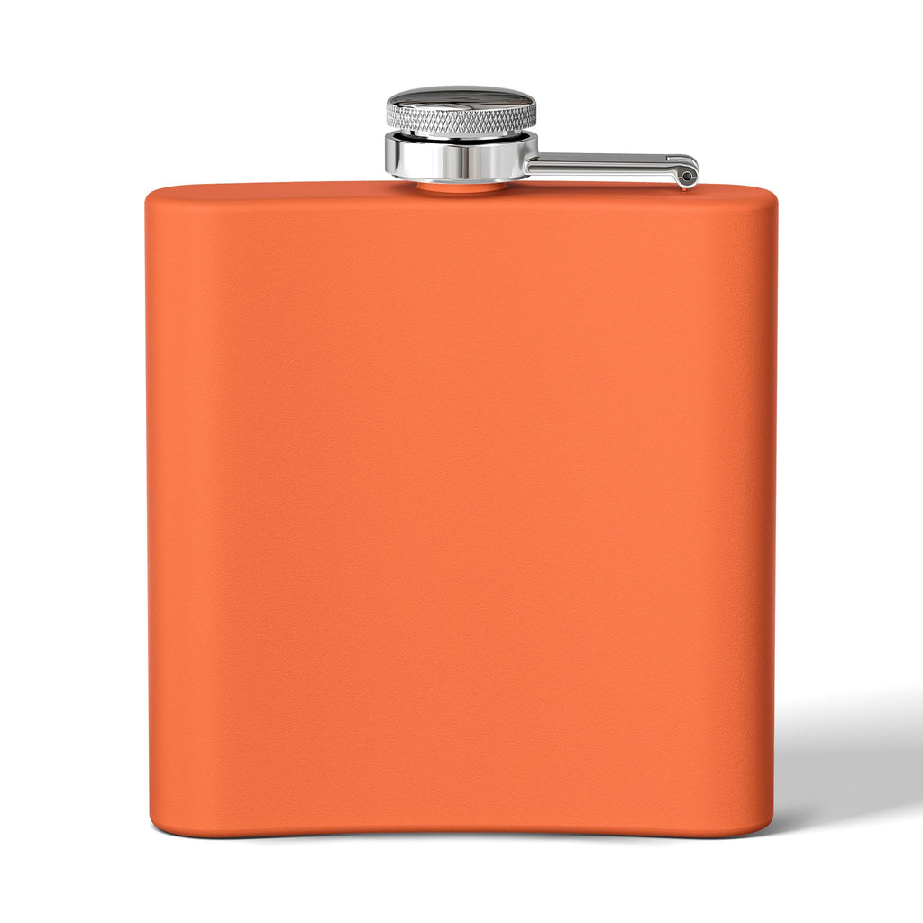 MuckU2 Stainless Steel Poker Flask 6oz (gradient silver/black/SKU100033)