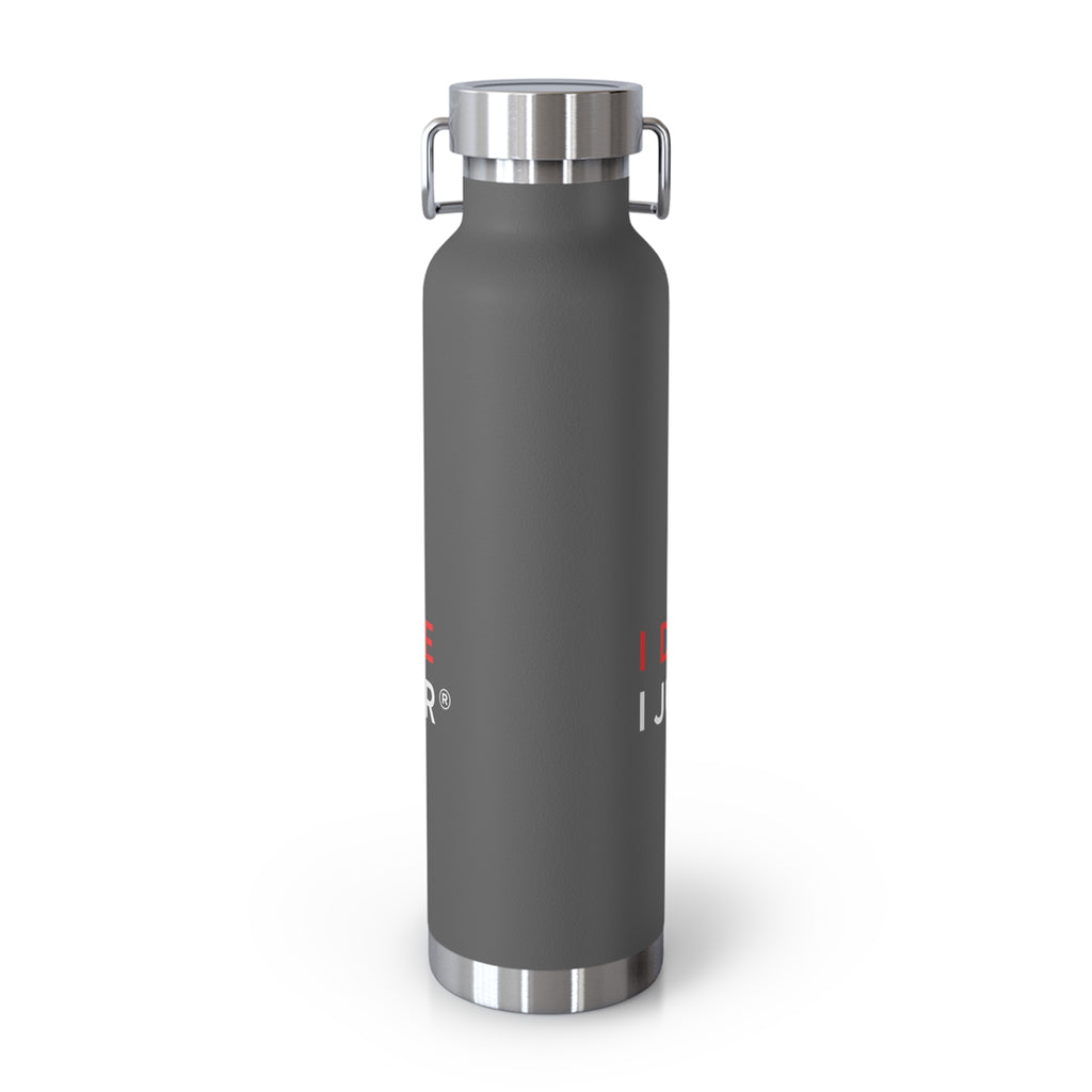 22oz Insulated Water Bottle — "I Don't Game, I Just Play Poker" Stainless Steel Vacuum Bottle