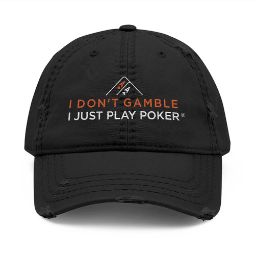 Game of Skill  Poker Cap (red/white) - I Don't Gamble I Just Play Poker