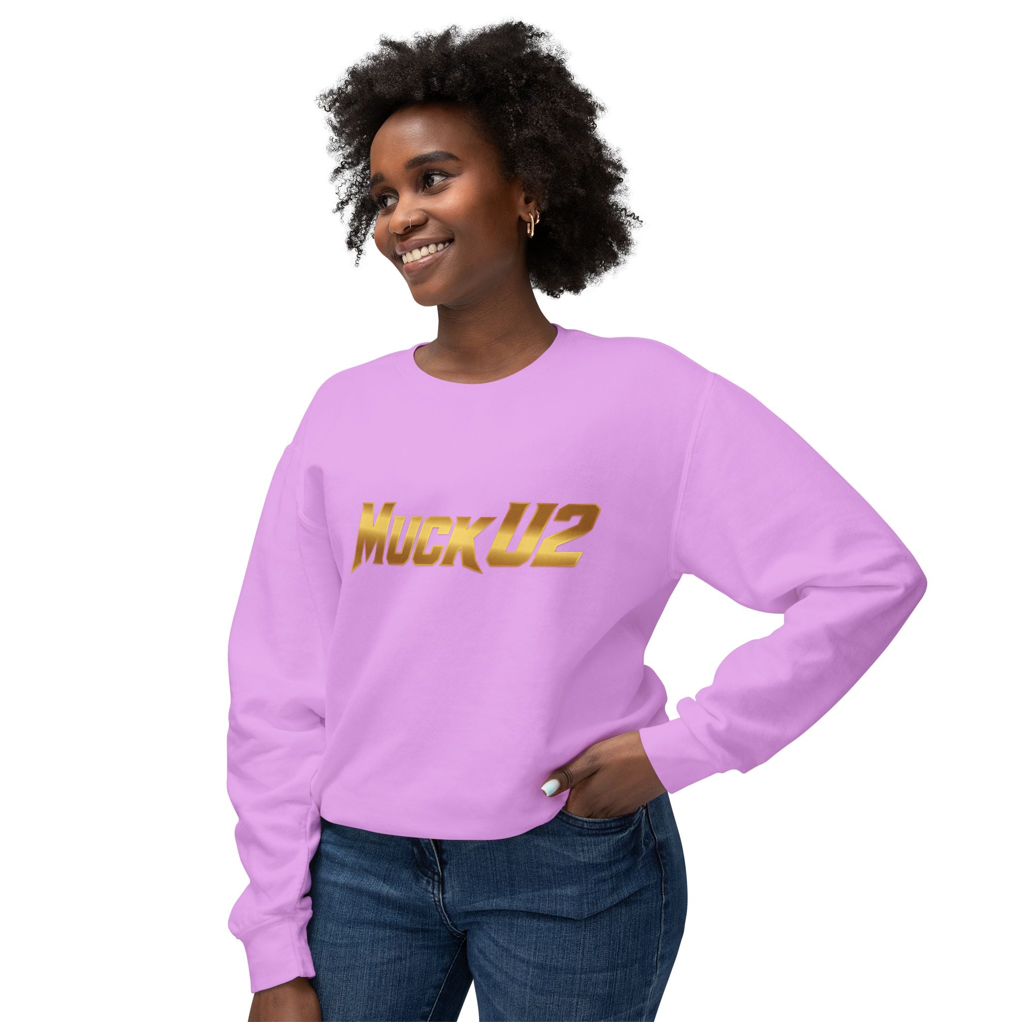 MuckU2 Poker Crewneck Sweatshirt (gold logo/SKU 100062)