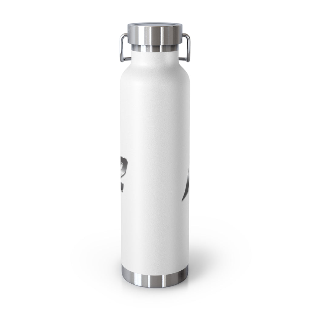 MuckU2 Insulated Water Bottle (gradient silver logo SKU 100011)