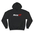 MuckU2 Poker Hoodie (gradient silver/red logo/SKU 100050)