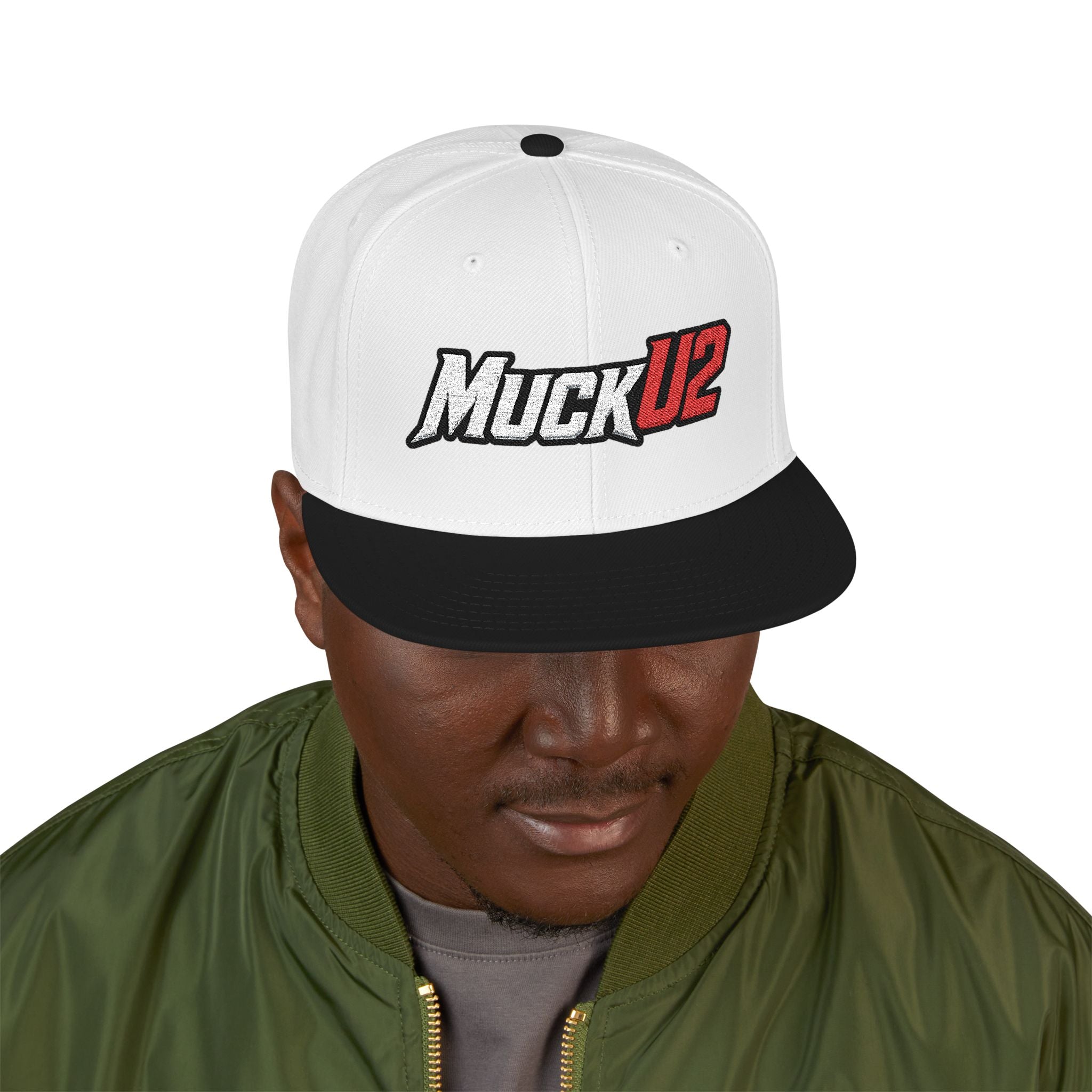 Good Catch Poker Cap (white/red logo) - MuckU2