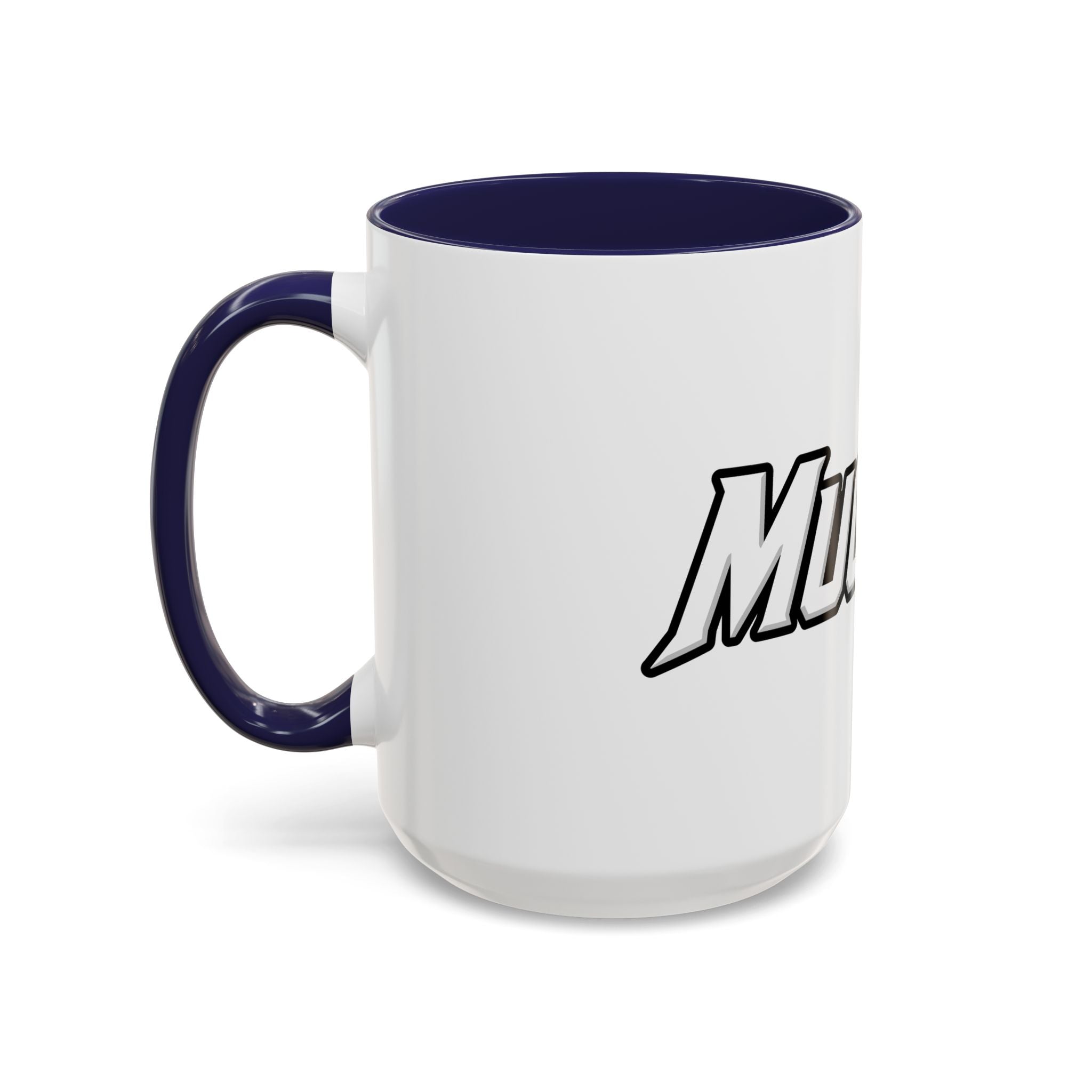 MuckU2 Classic White Mug (white/red logo/SKU 100047)