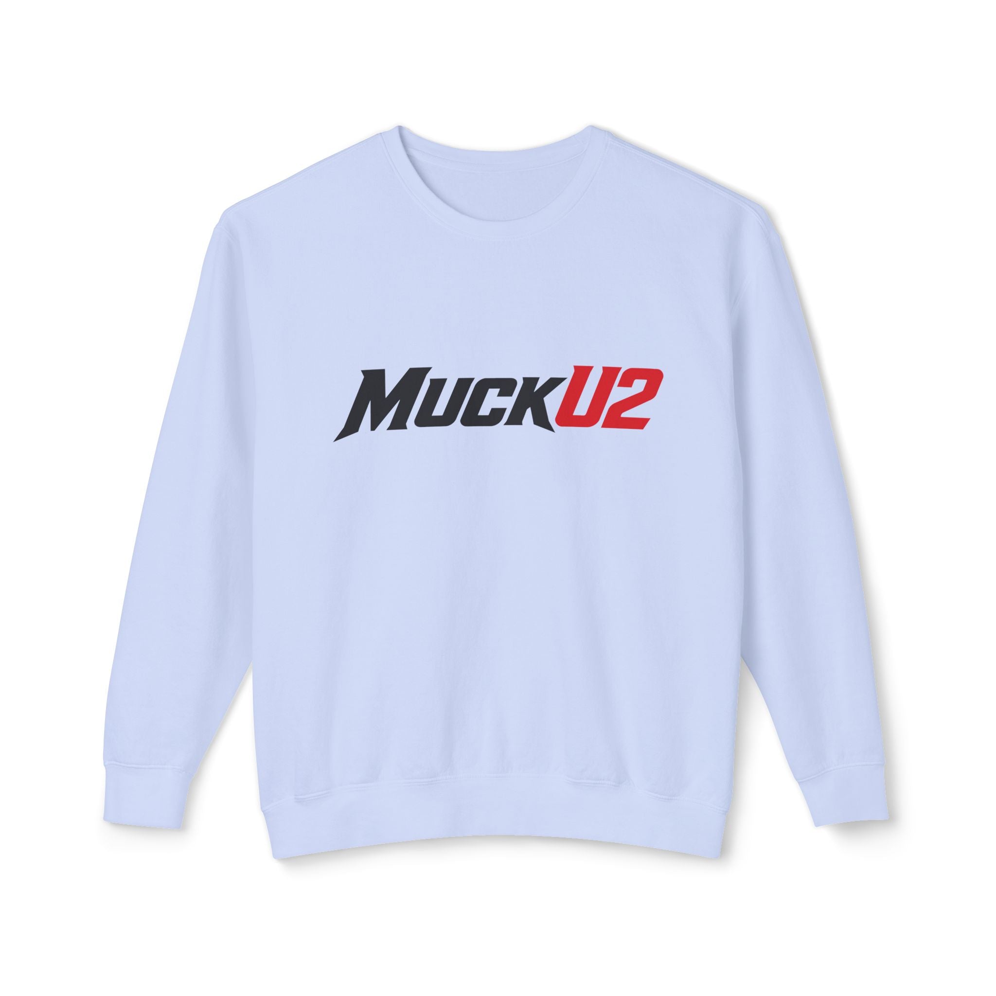 MuckU2 Poker Crewneck Sweatshirt (black/red logo/SKU 100066)