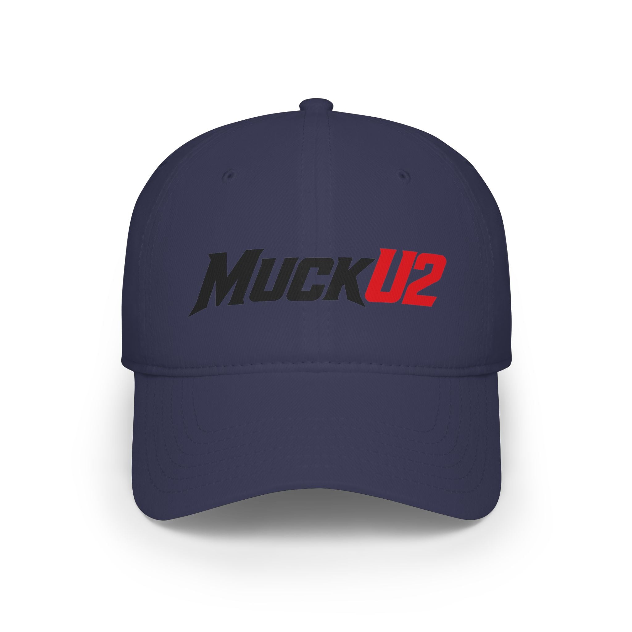 MuckU2 Poker Cap (black/red logo/SKU 100074)