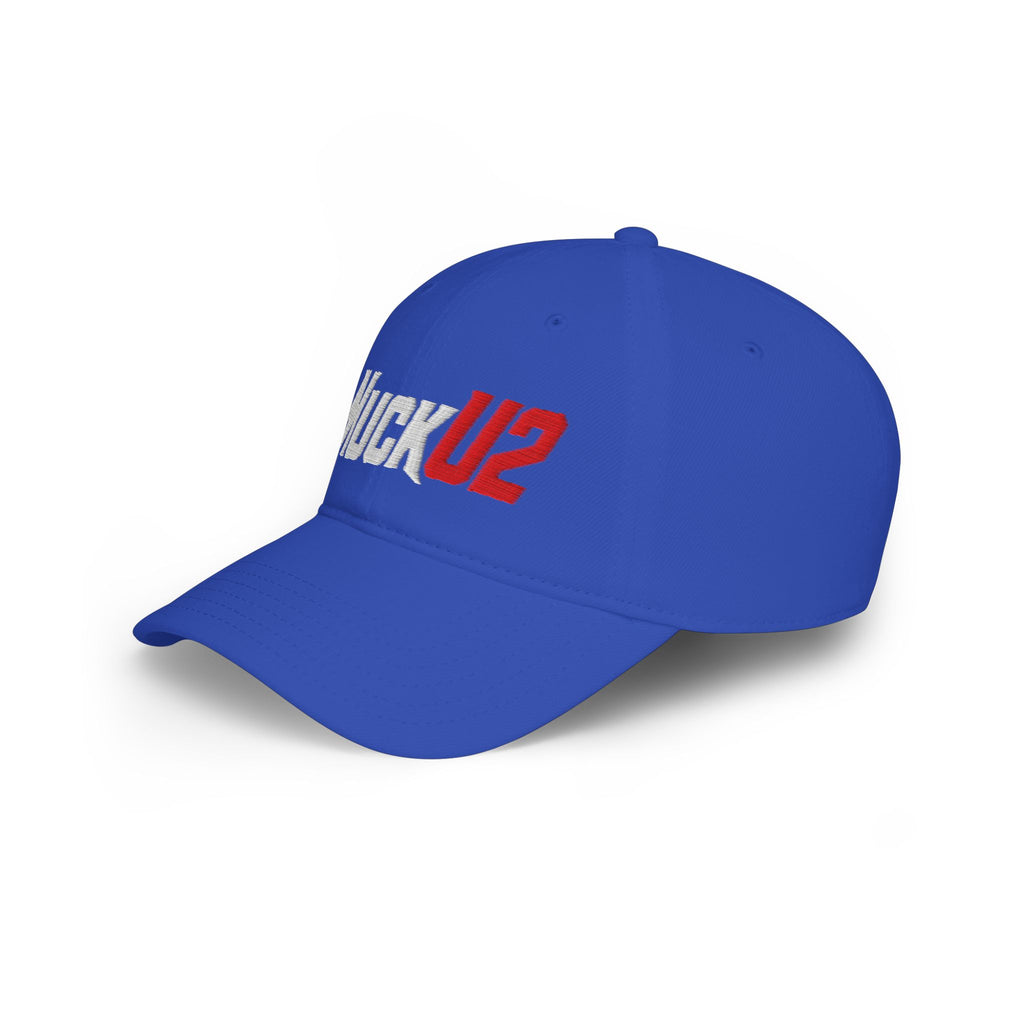 MuckU2 Poker Cap (embroidered white/red logo/SKU 100076)