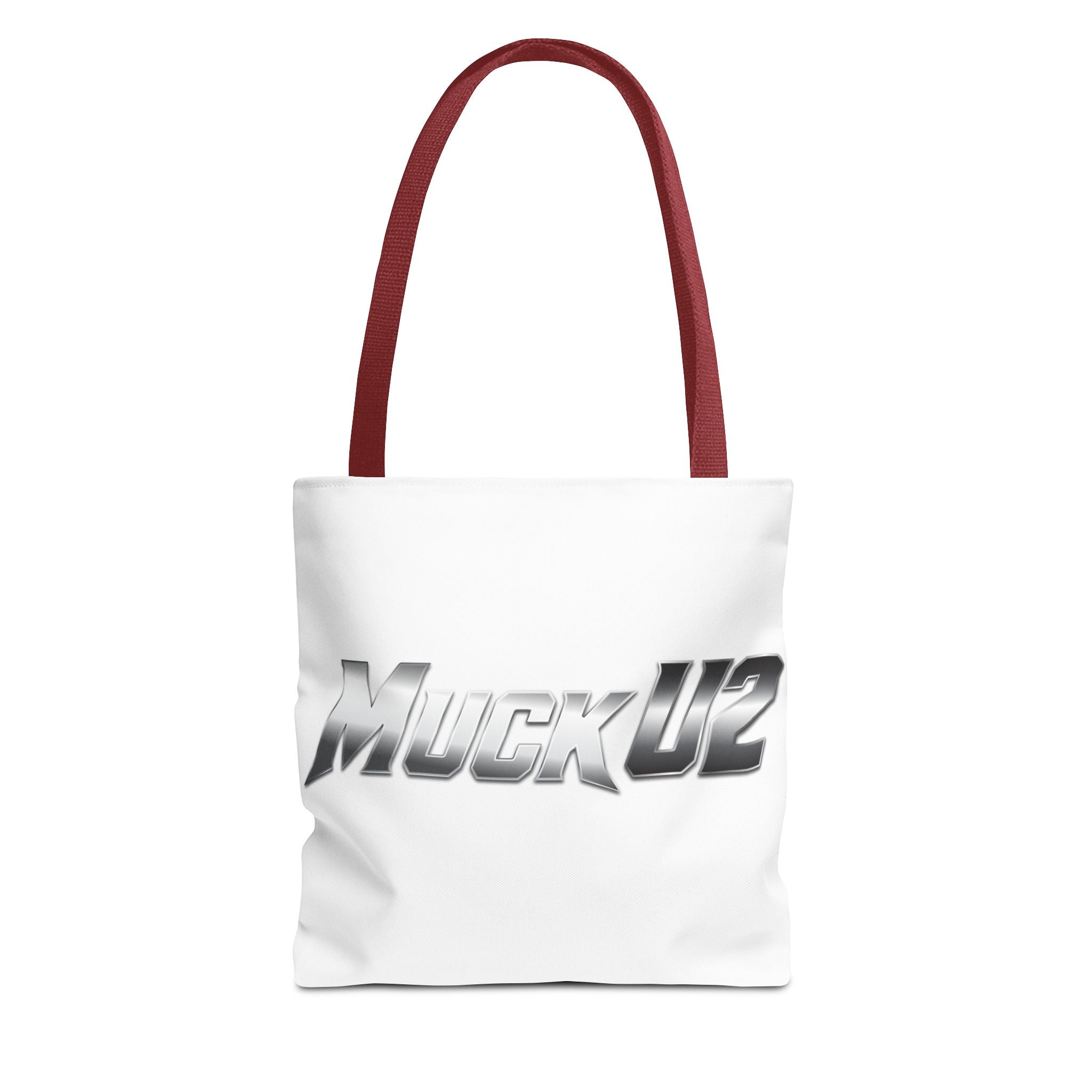 MuckU2 Bubble Canvas Poker Tote Bag (gradient silver logo SKU 100022)