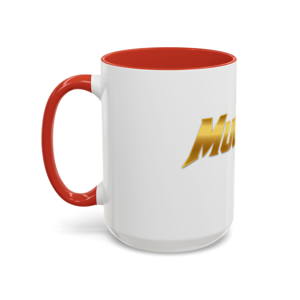 MuckU2 Classic White Mug (gold logo/SKU 100042)