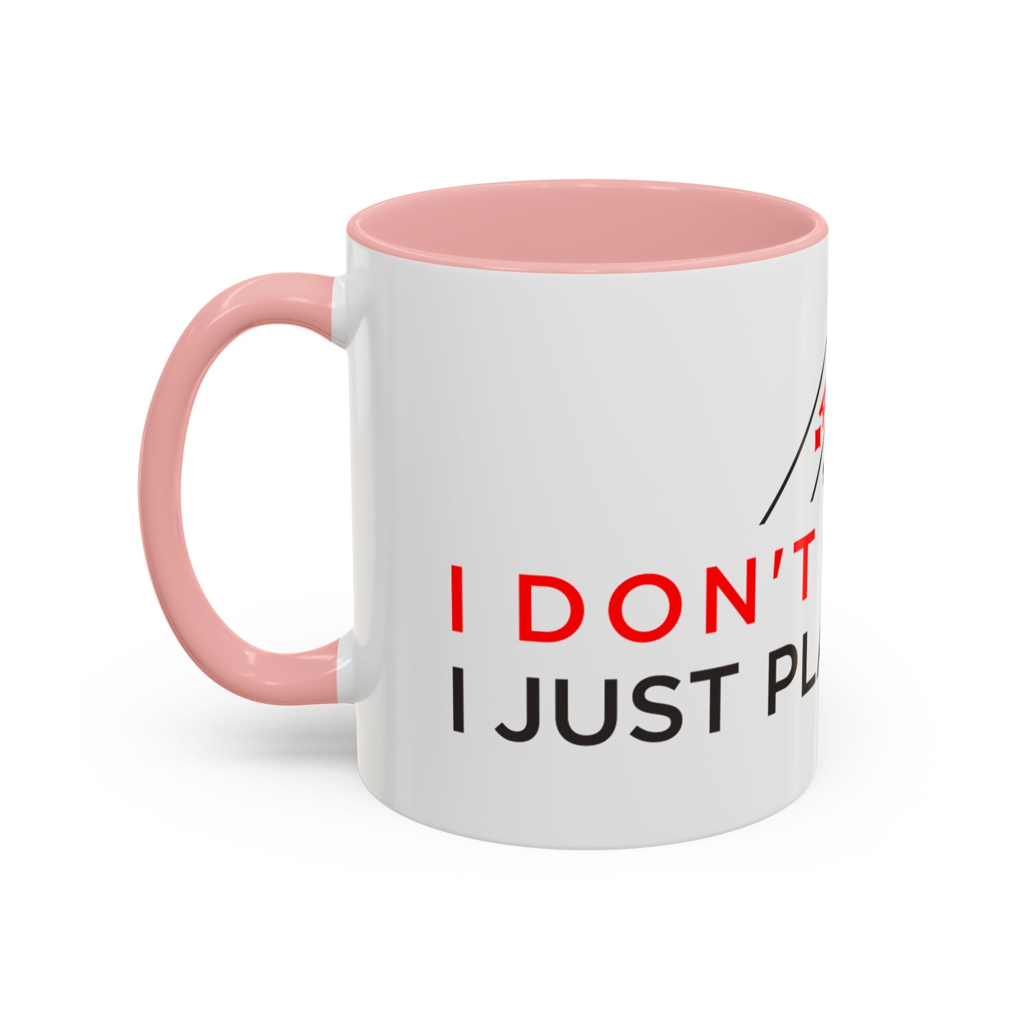 Poker Coffee Mug — "Don’t Gamble, Just Play Poker" Accent Mug (11/15 oz)