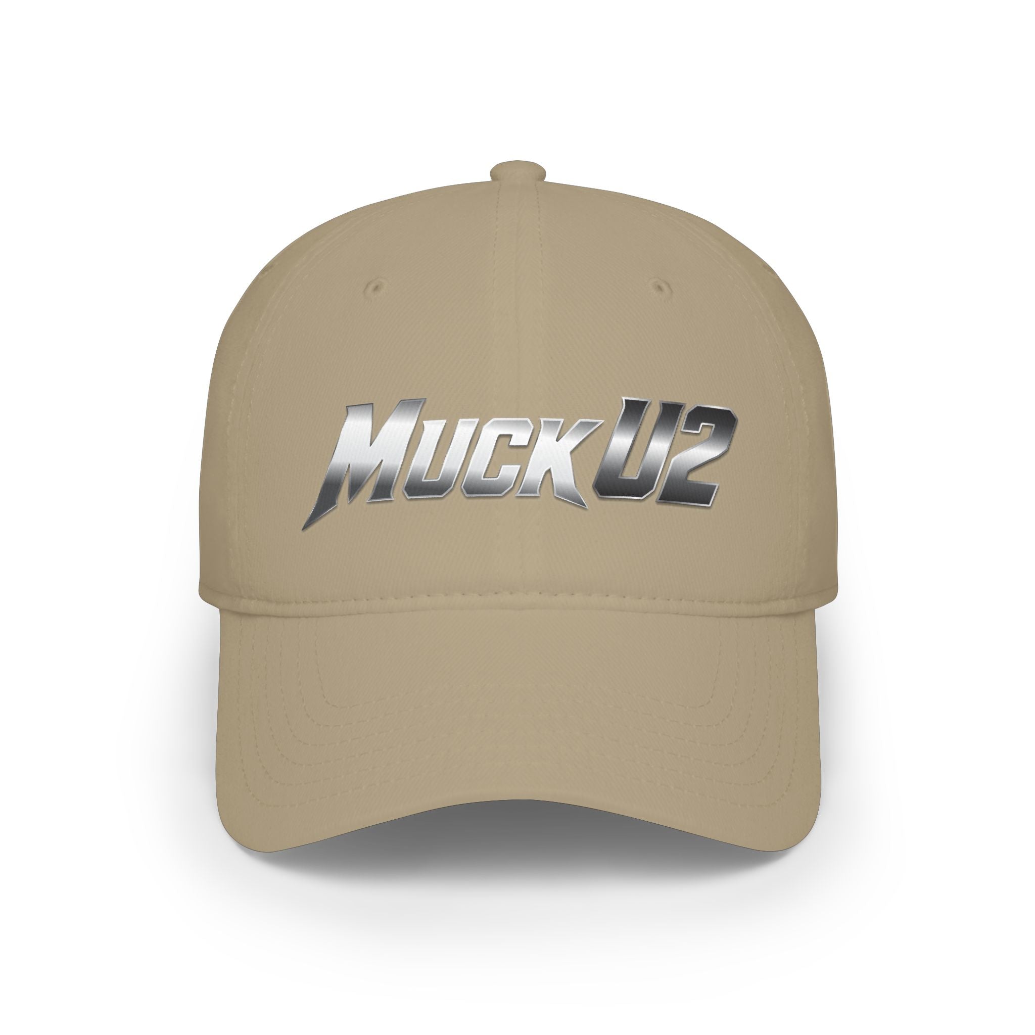 MuckU2 Poker Cap (gradient silver/black logo/SKU 100071)