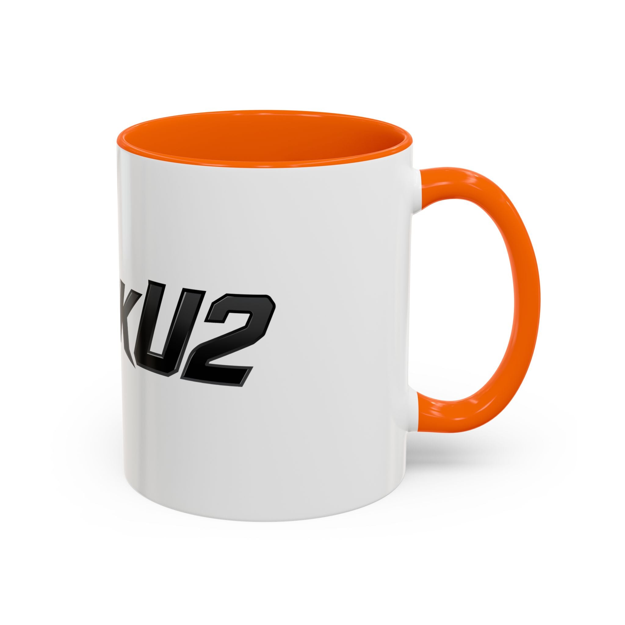 MuckU2 Classic White Mug (black logo/SKU 100045)