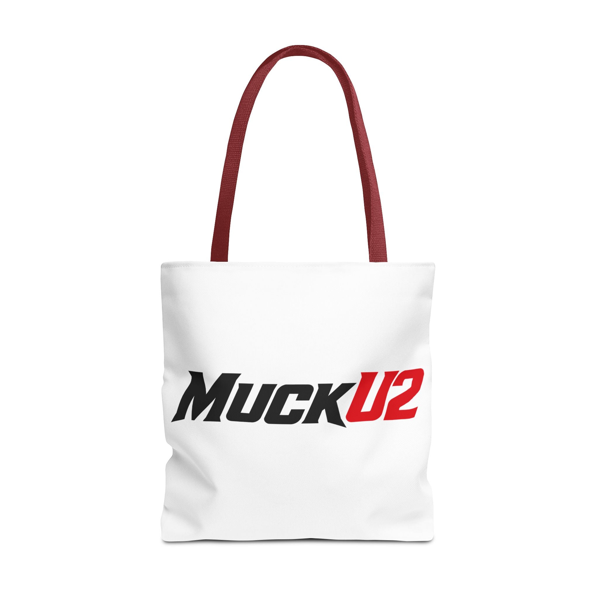 MuckU2 Bubble Canvas Poker Tote Bag (black/red logo SKU 100023)