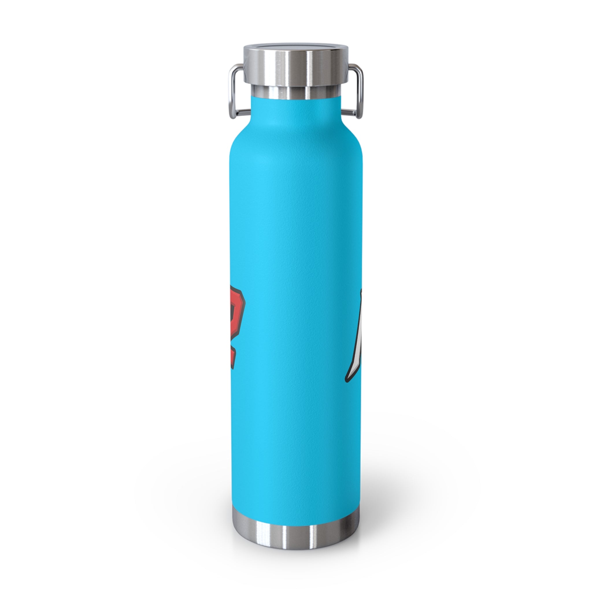 MuckU2 Insulated Water Bottle (white/red outlined logo SKU 100012)