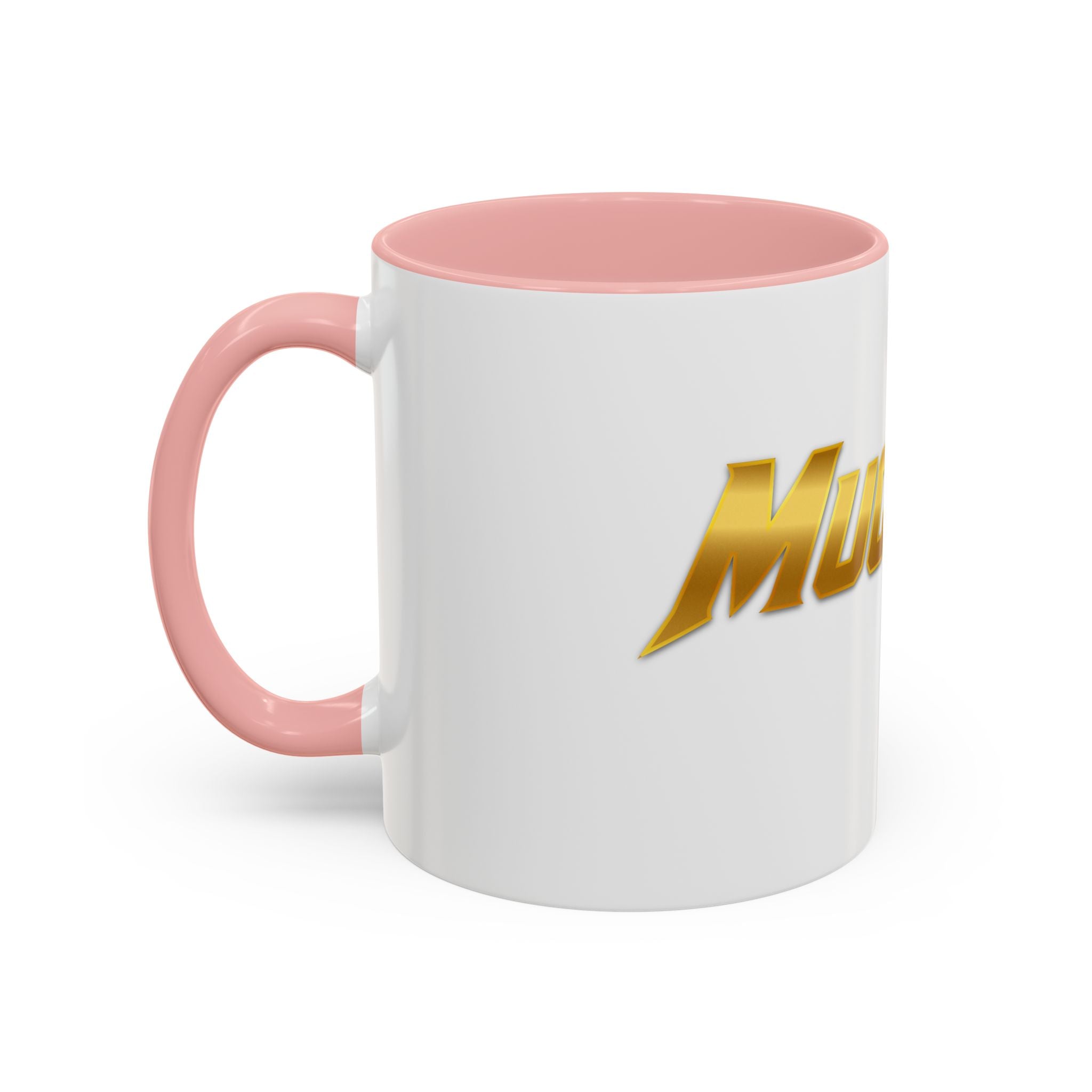 MuckU2 Classic White Mug (gold logo/SKU 100042)