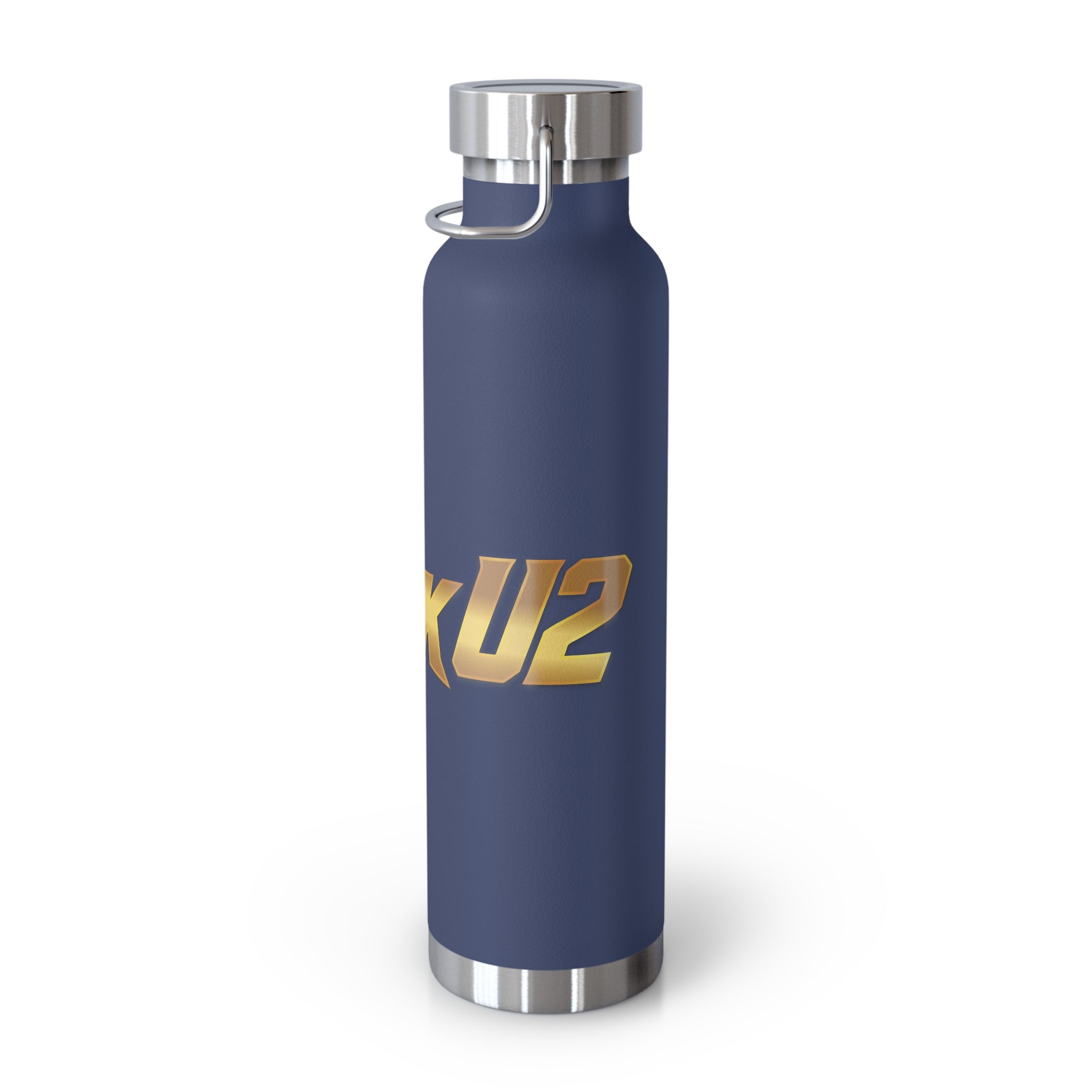 MuckU2 Insulated Water Bottle (gold logo/SKU 100010)