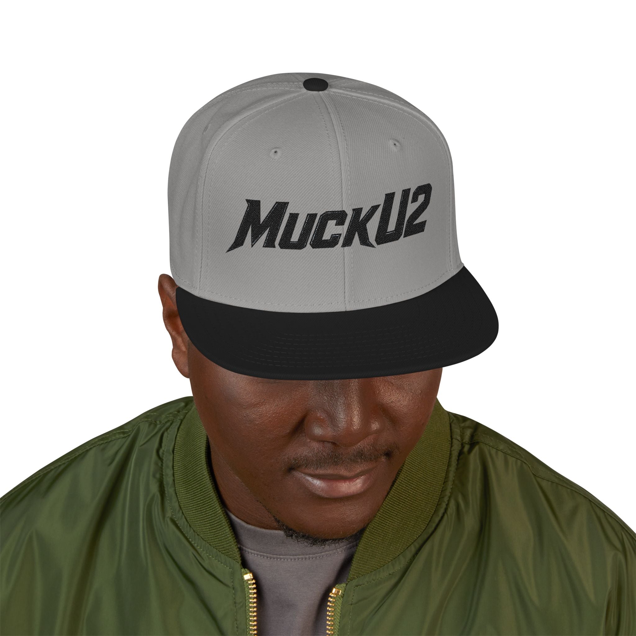 MuckU2 Snapback Poker Cap (blk logo/SKU 10003)