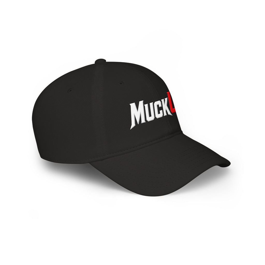 MuckU2 Poker Cap (white/red logo/SKU 100075)