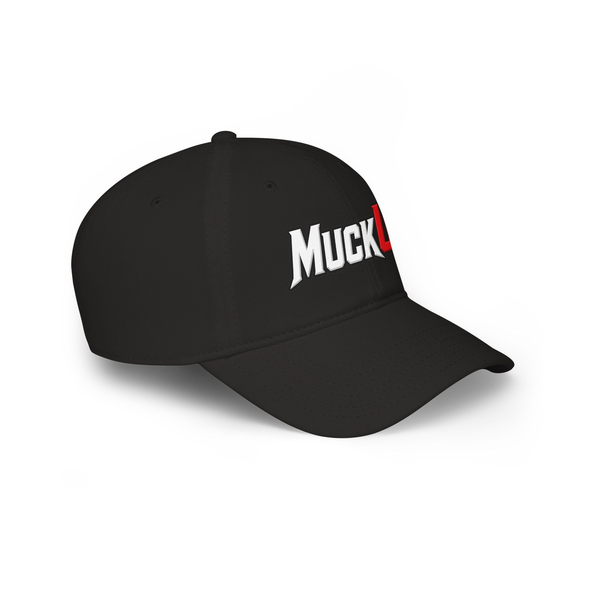 MuckU2 Poker Cap (white/red logo/SKU 100075)