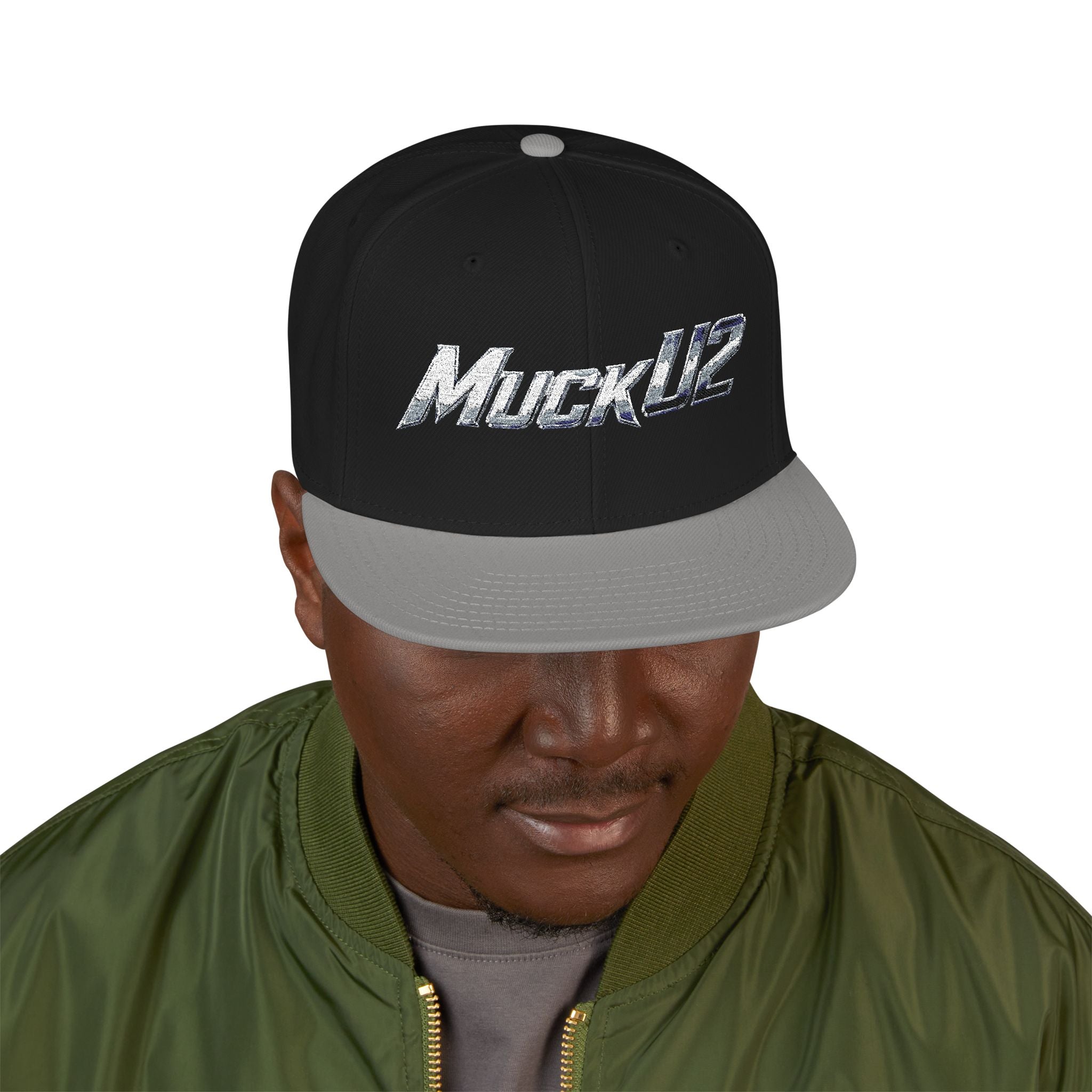 Check Blind Poker Cap (silver logo) - MuckU2