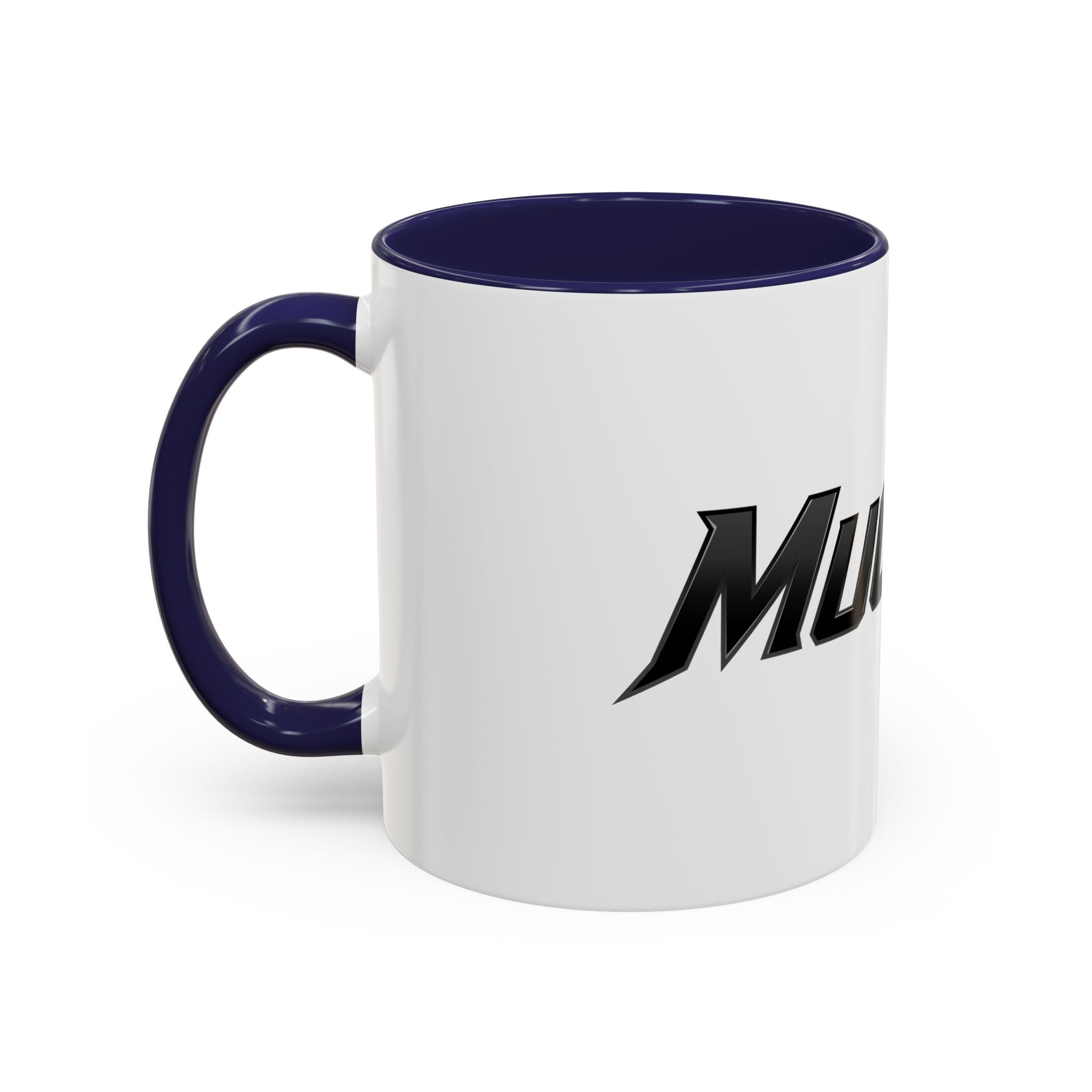 MuckU2 Classic White Mug (black logo/SKU 100045)