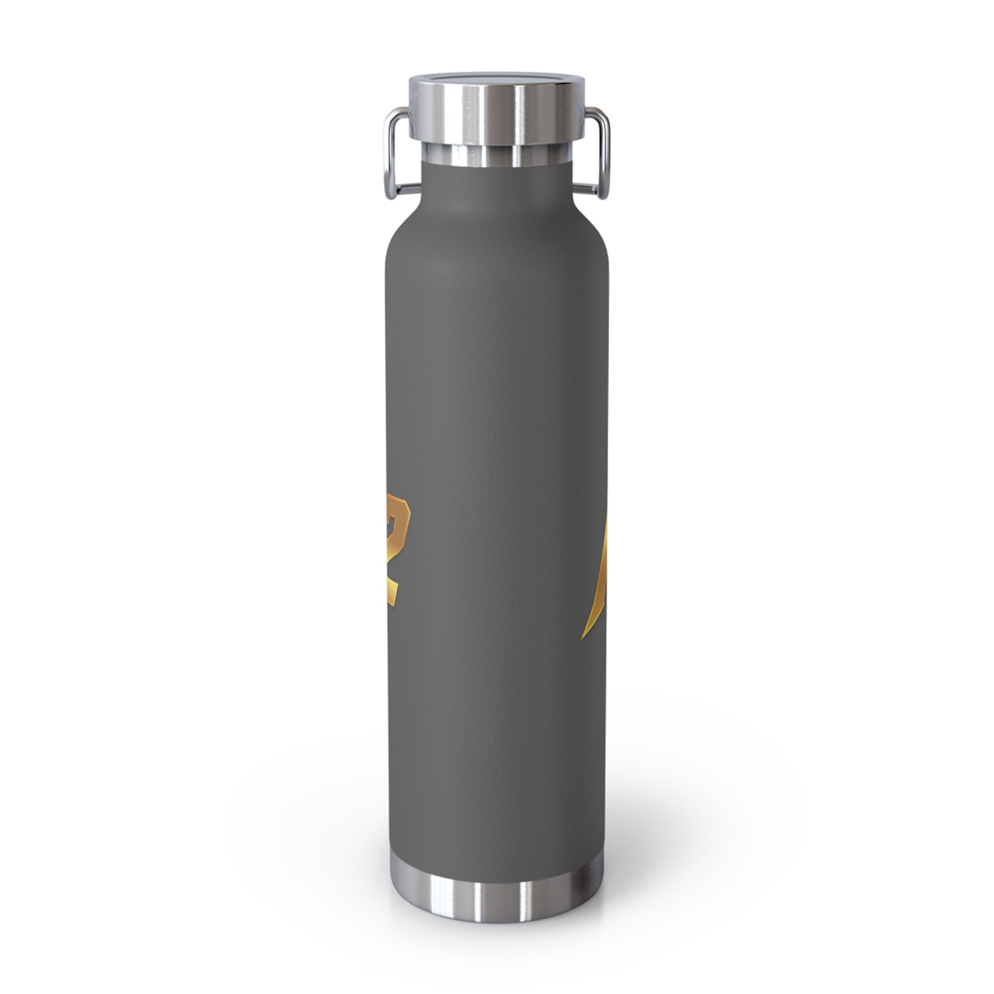 MuckU2 Insulated Water Bottle (gold logo/SKU 100010)