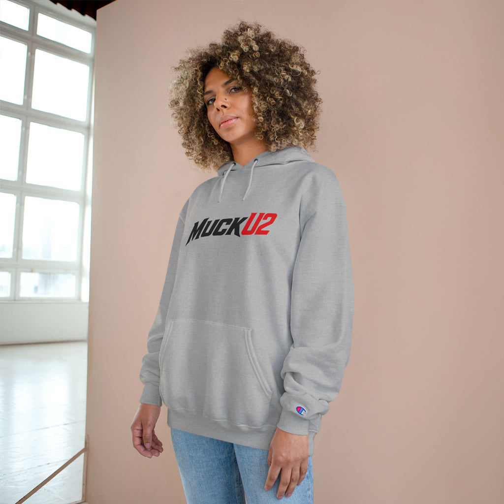MuckU2 Poker Hoodie (black/red logo/SKU 100053)