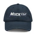 MuckU2 Poker Trucker Cap (gradient silver/black logo/SKU 100078)