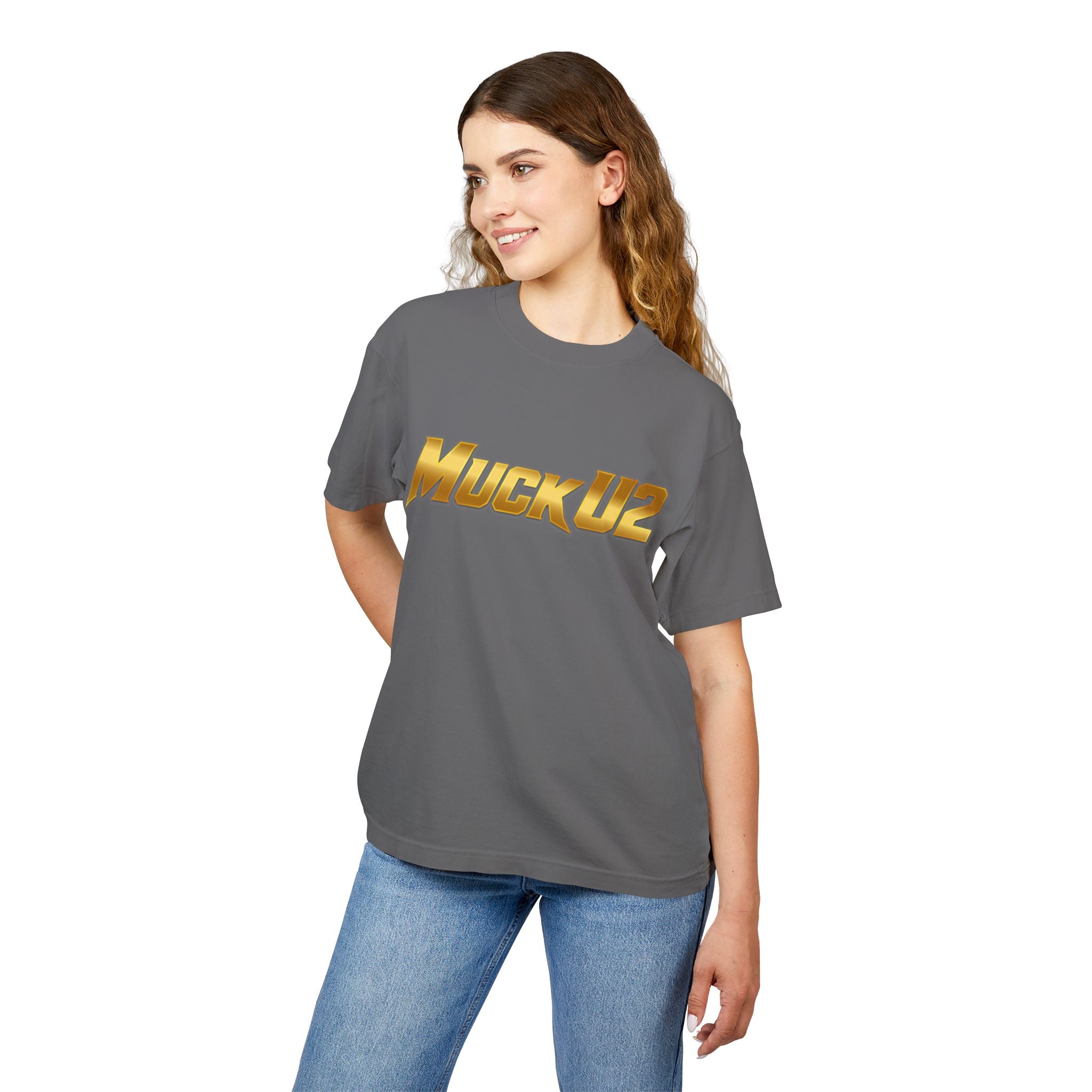 MuckU2 High Quality Poker Tee (gold logo/SKU 100055)