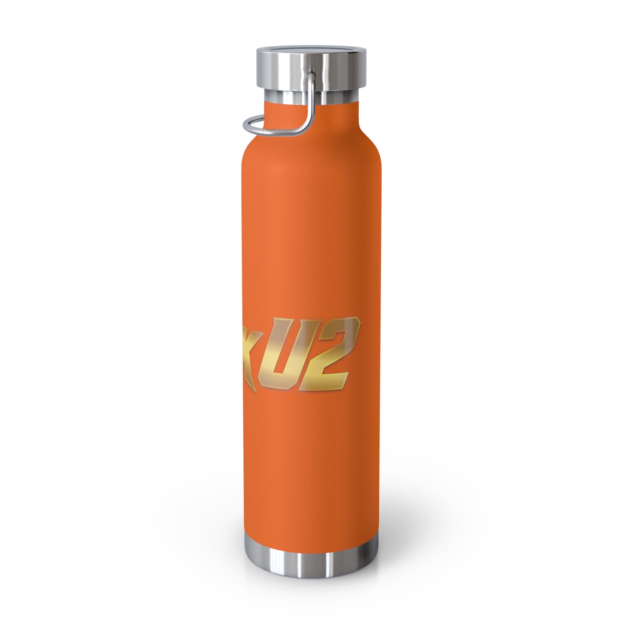 MuckU2 Insulated Water Bottle (gold logo/SKU 100010)