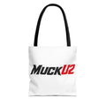 MuckU2 Bubble Canvas Poker Tote Bag (black/red logo SKU 100023)