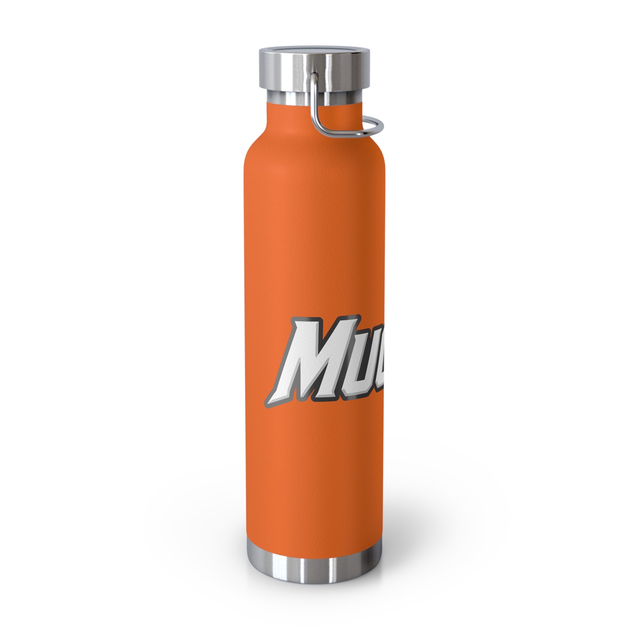 MuckU2 Insulated Water Bottle (white/red outlined logo SKU 100012)