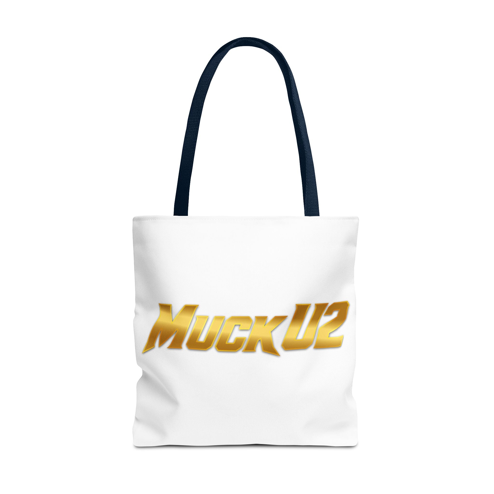 MuckU2 Bubble Canvas Poker Tote Bag (gold logo SKU 100020)