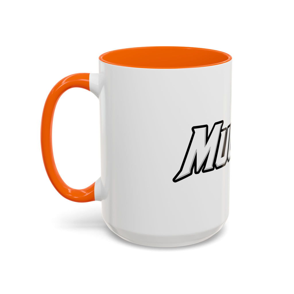 MuckU2 Classic White Mug (white/red logo/SKU 100047)