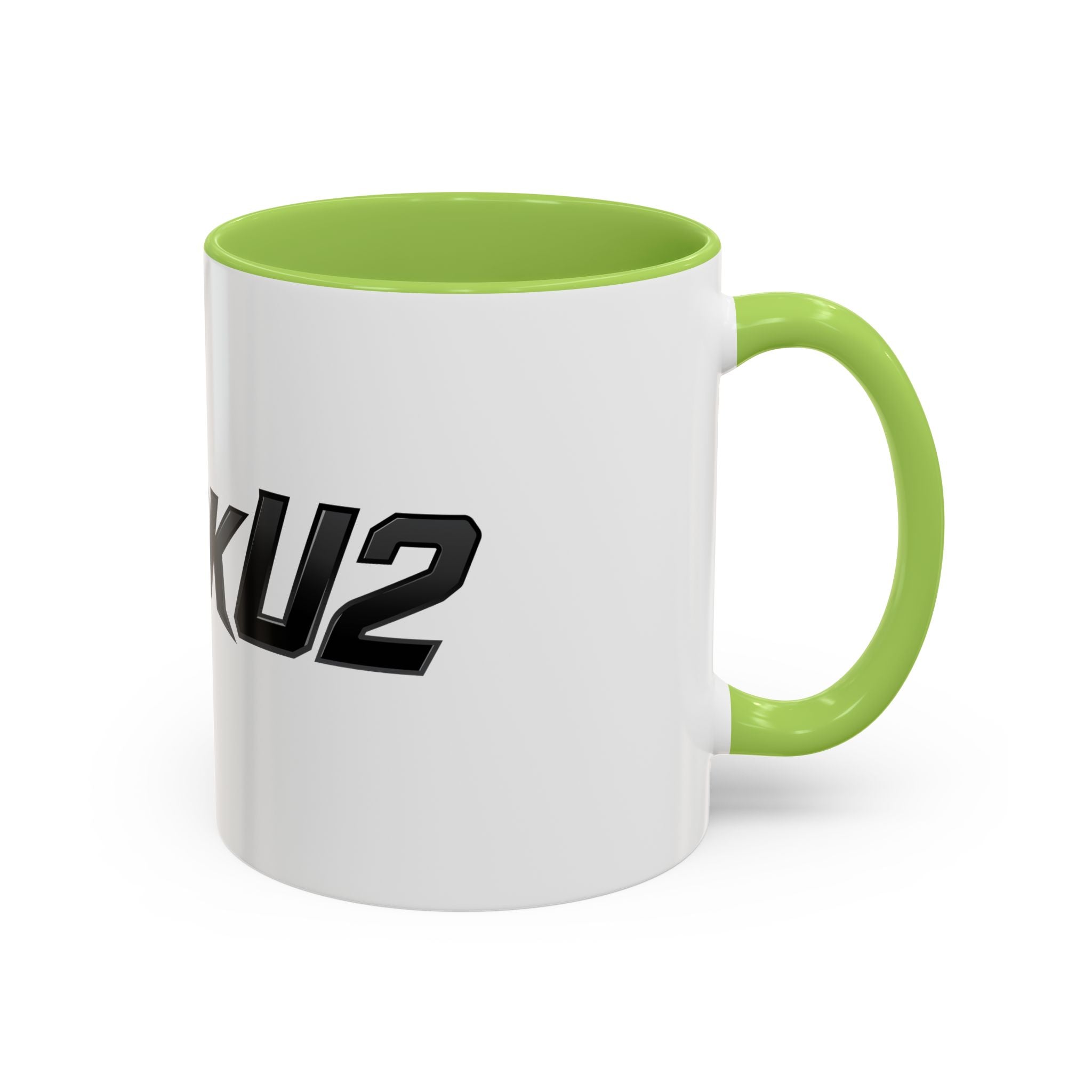 MuckU2 Classic White Mug (black logo/SKU 100045)