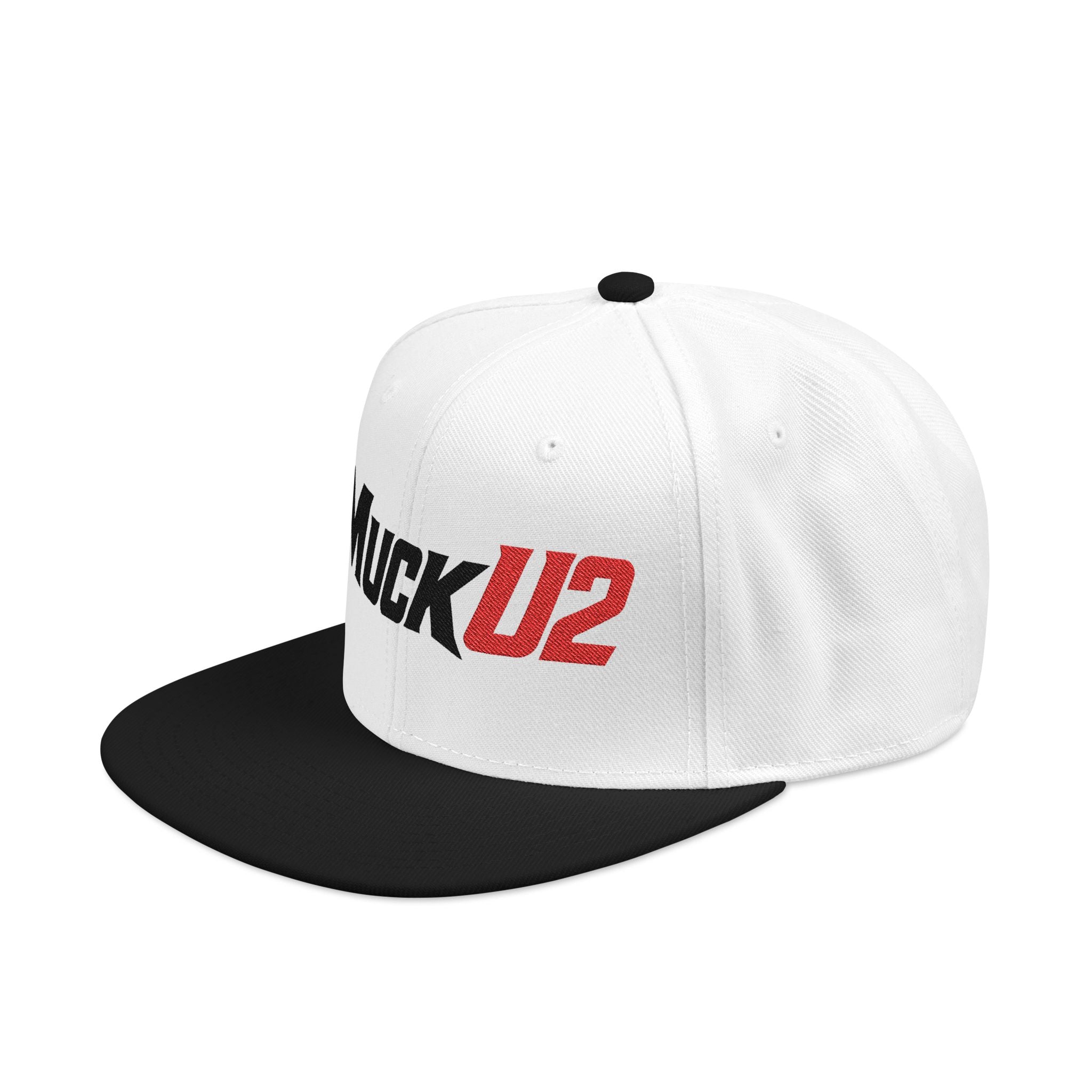 MuckU2 Snapback Poker Cap (black/red logo SKU1001)
